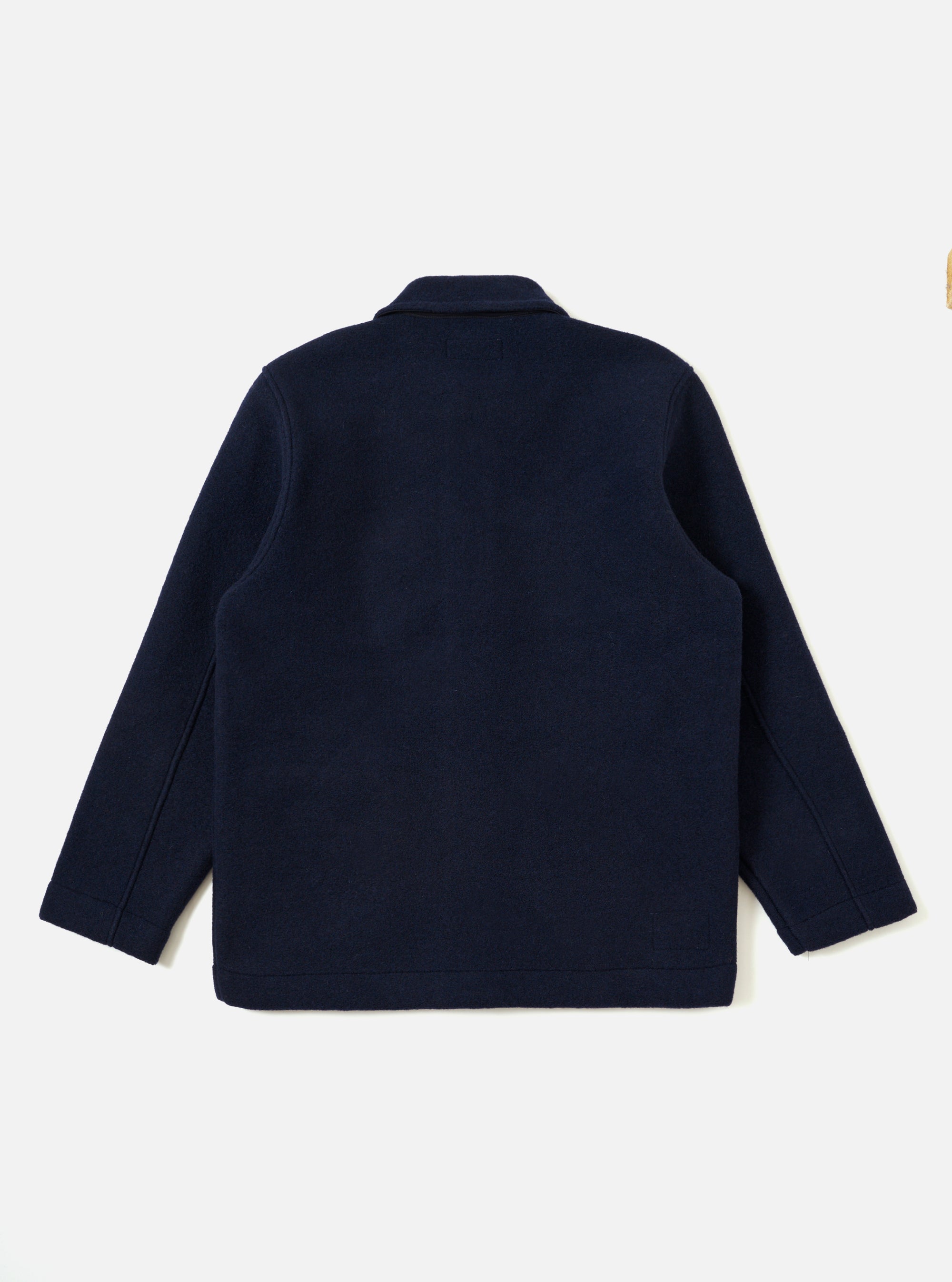 Navy Techno Melton Plain Field Jacket