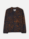 Dark Navy/Brown Night Leopard Cardigan