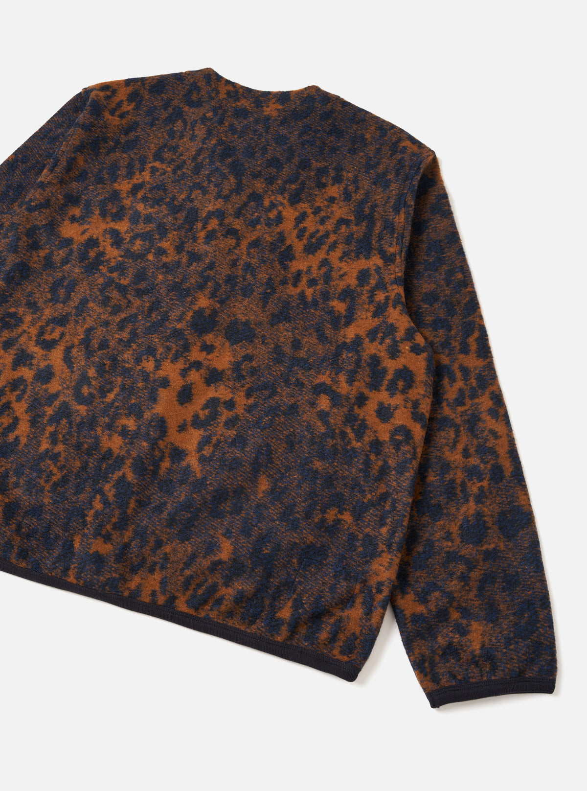 Dark Navy/Brown Night Leopard Cardigan
