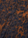 Dark Navy/Brown Night Leopard Cardigan
