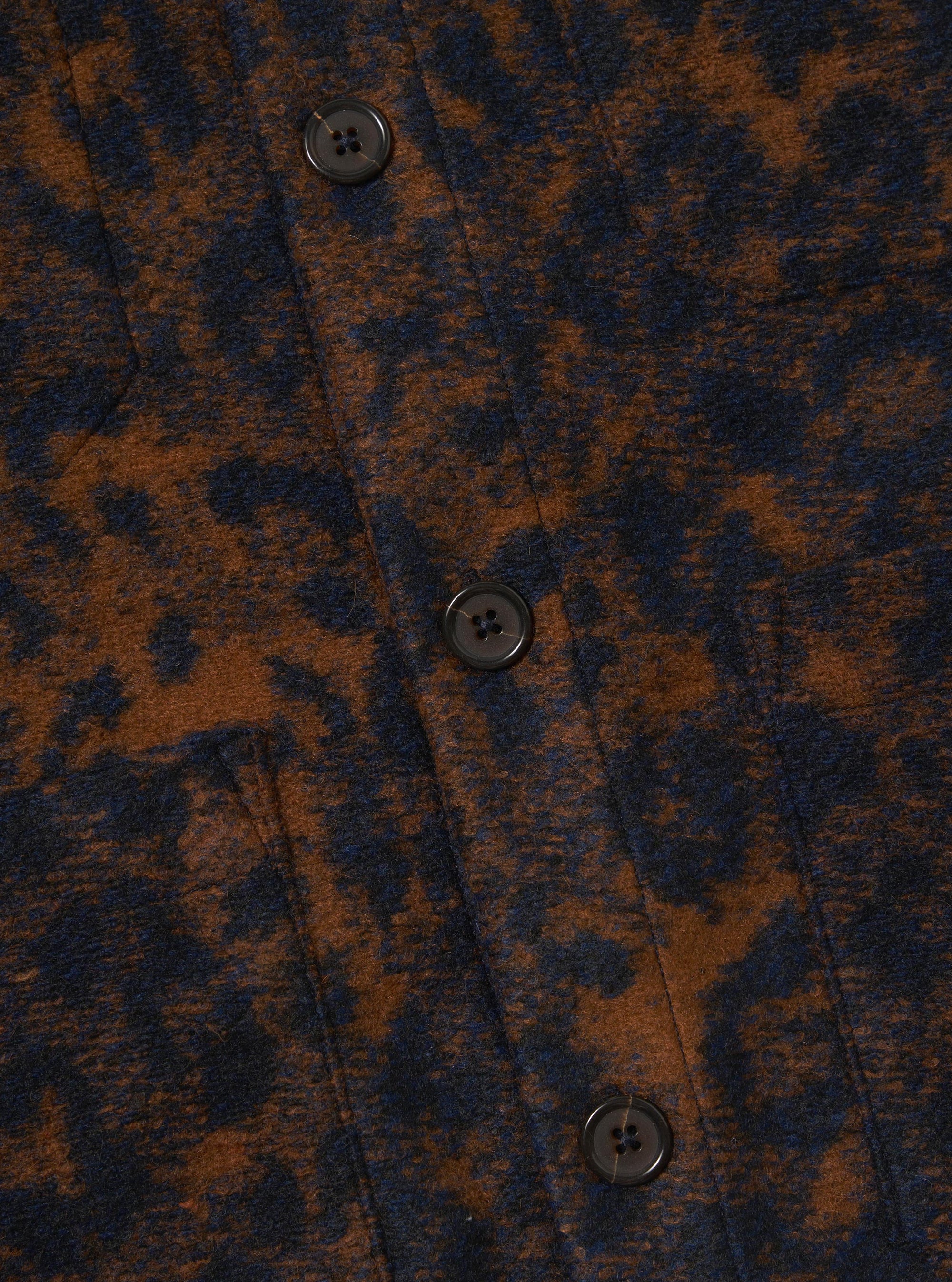 Dark Navy/Brown Night Leopard Cardigan