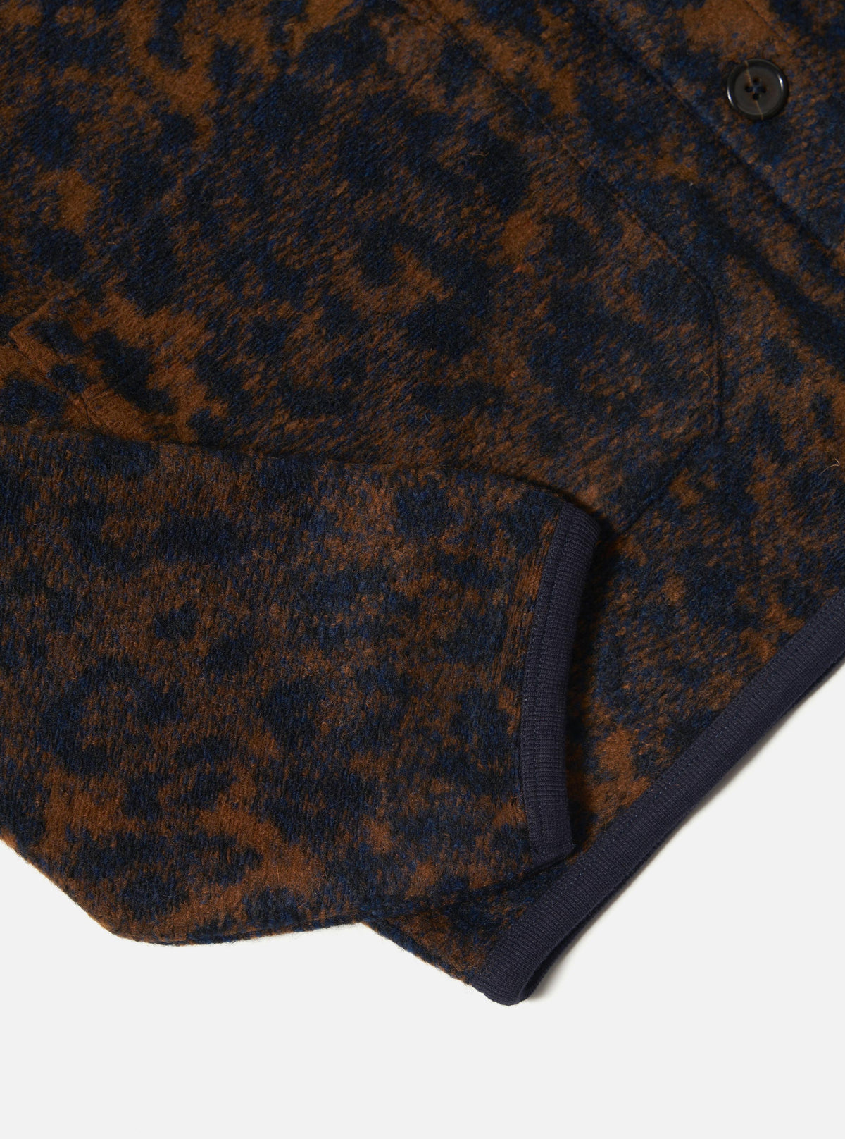 Dark Navy/Brown Night Leopard Cardigan