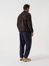 Dark Navy/Brown Night Leopard Cardigan