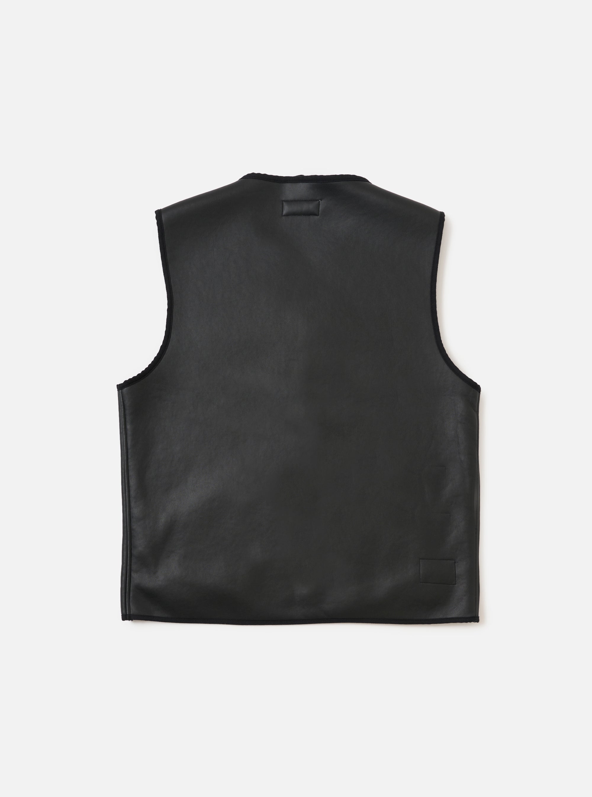 Black Not Shearling Military Liner Gilet
