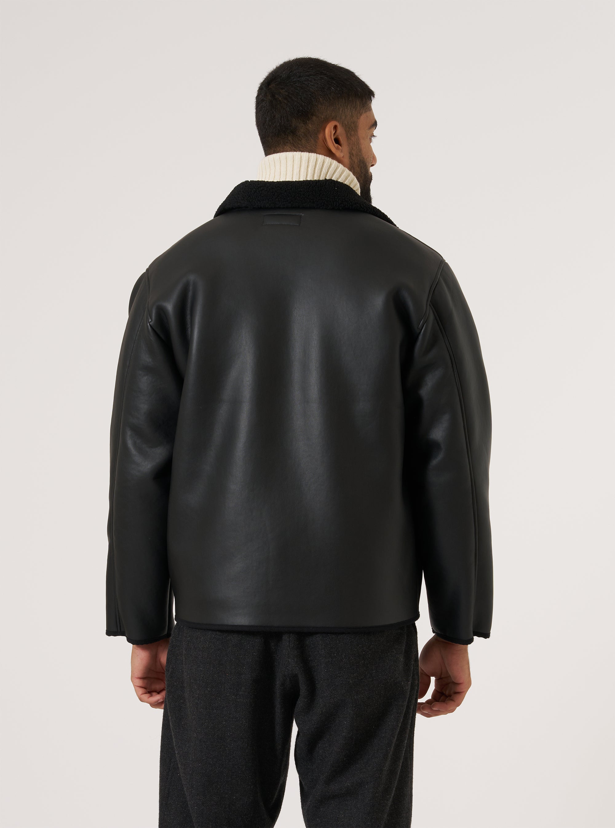 Black Not Shearling Gower Jacket