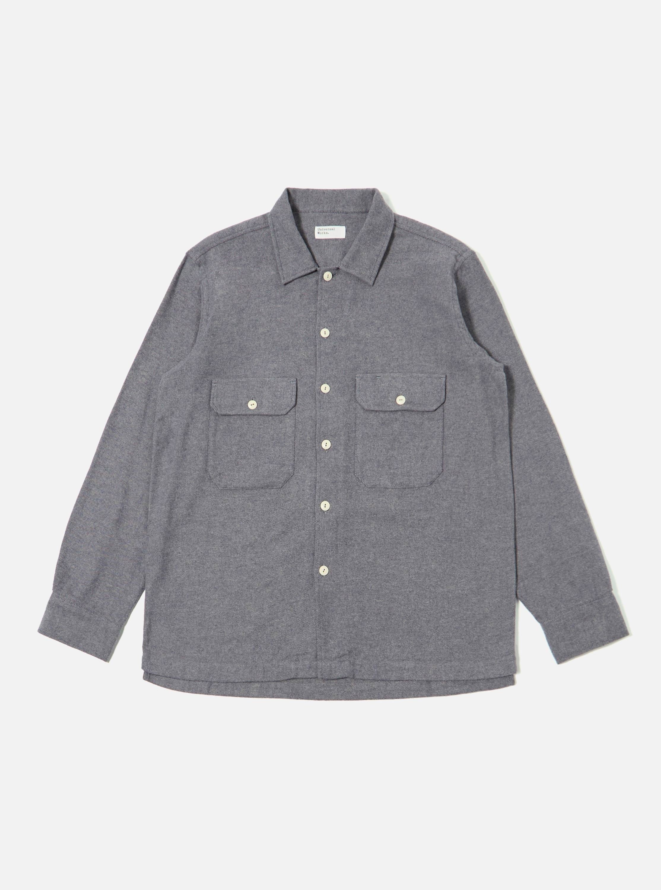 Men's Blue Alaska Cotton Utility Shirt – Universal Works