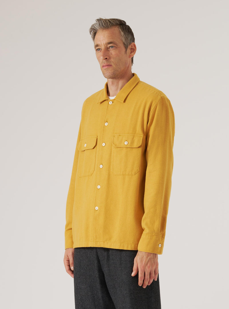 Gold Alaska Cotton Utility Shirt