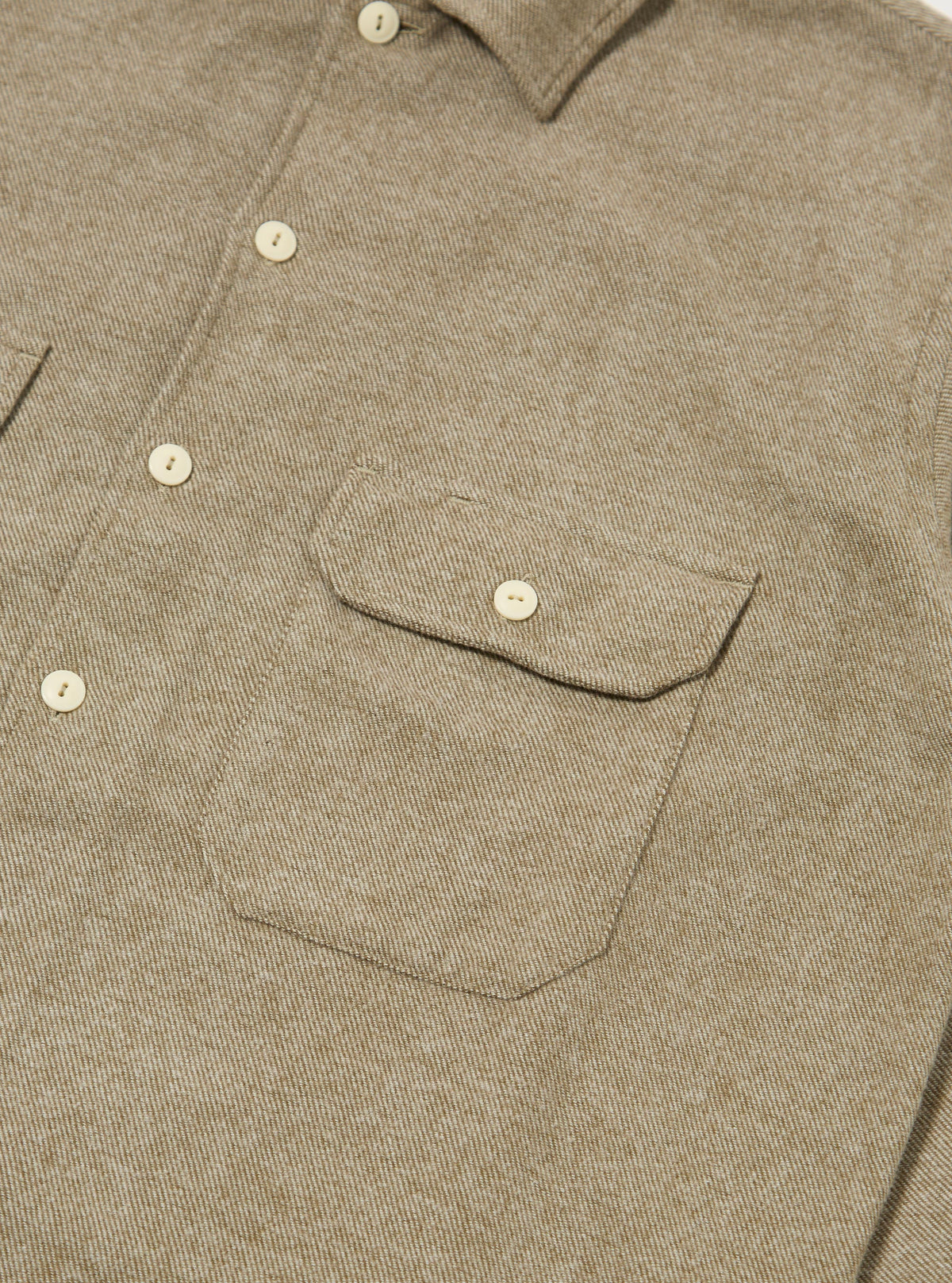 Olive Alaska Cotton Utility Shirt