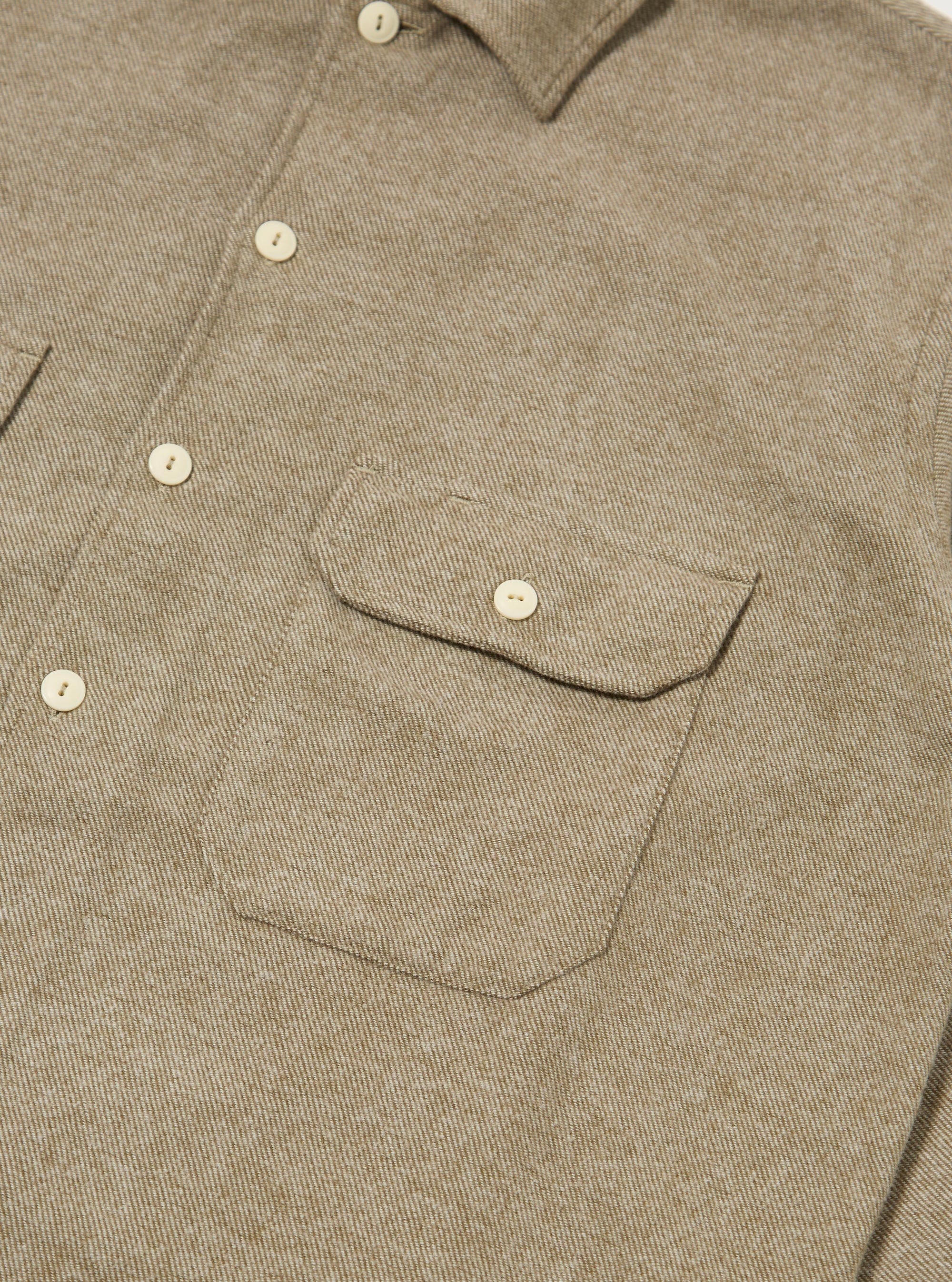 Olive Alaska Cotton Utility Shirt