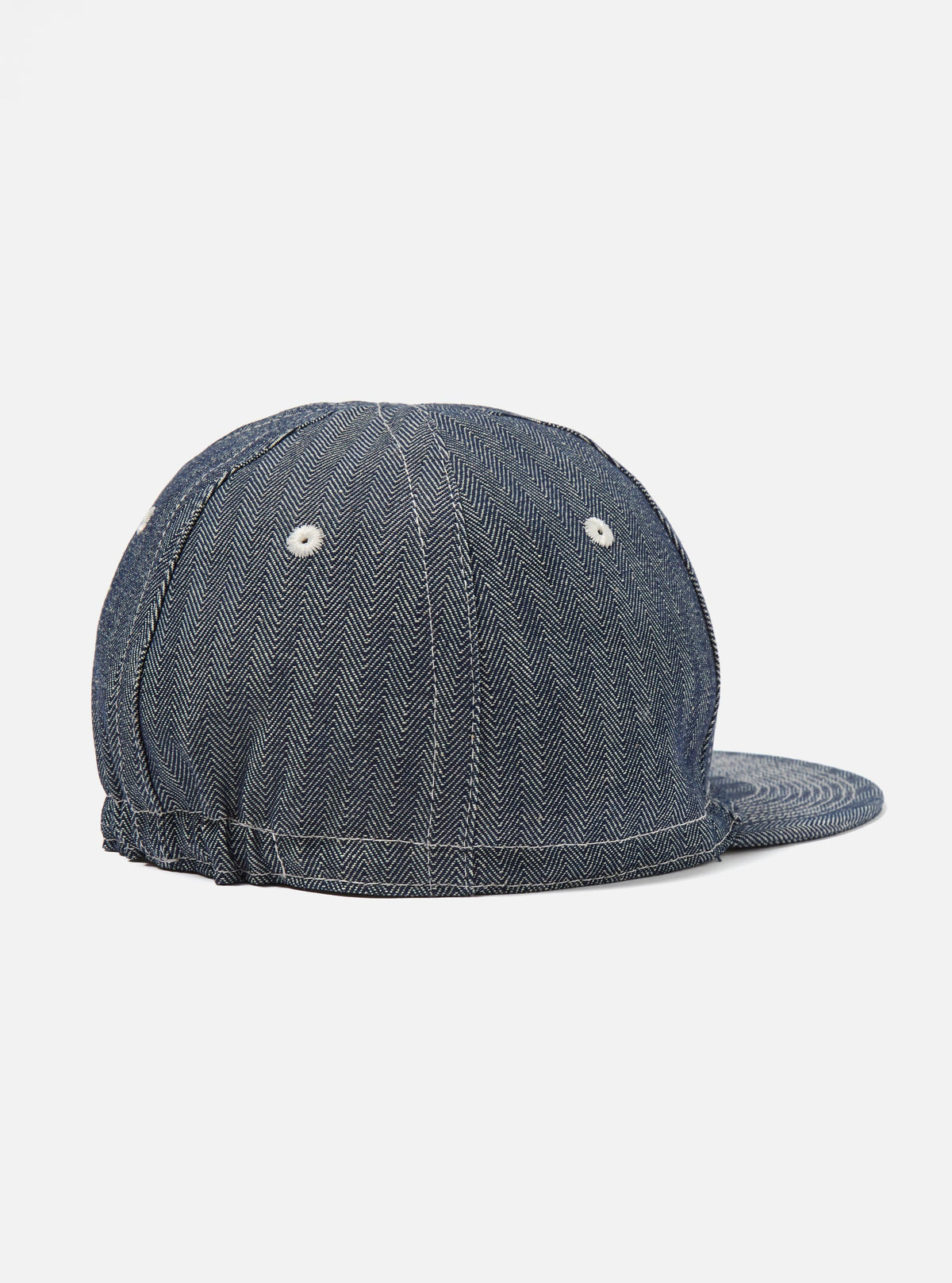 Indigo Denim Herringbone Mechanics Hat
