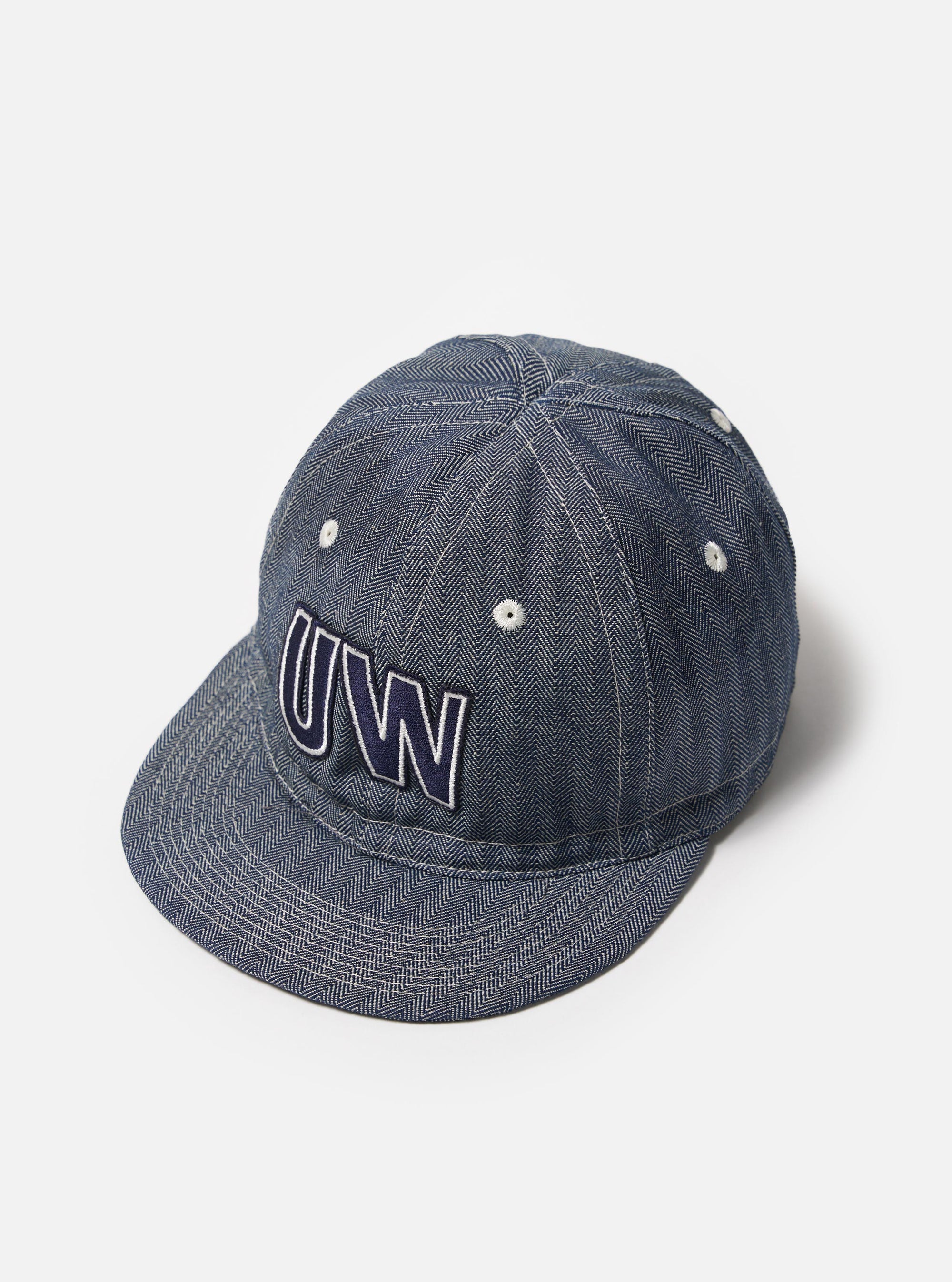 Indigo Denim Herringbone Mechanics Hat