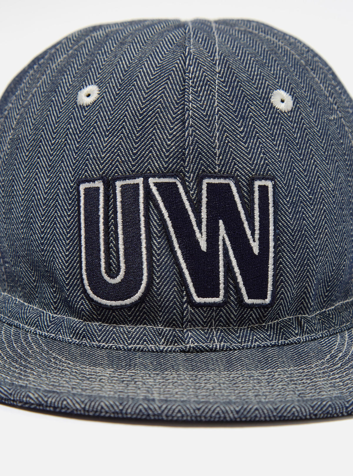 Indigo Denim Herringbone Mechanics Hat