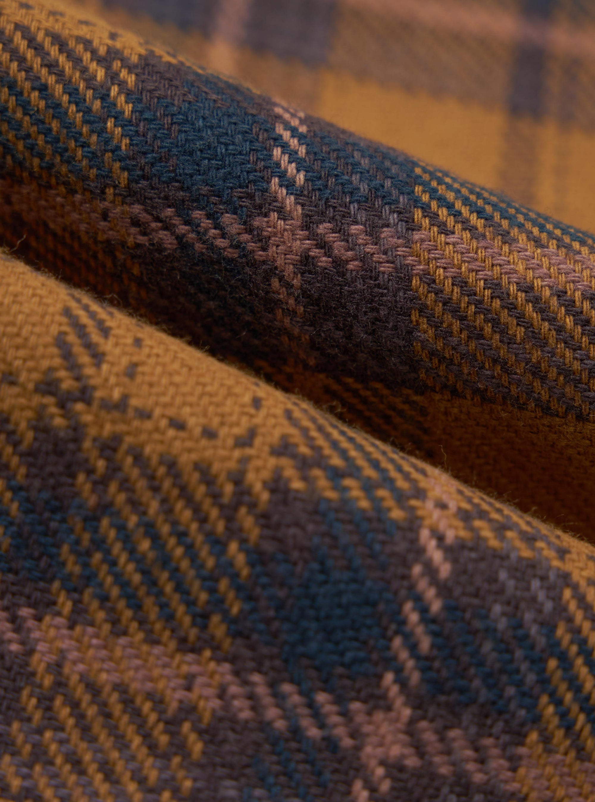 Caramel Twill Check Pyjama Pant