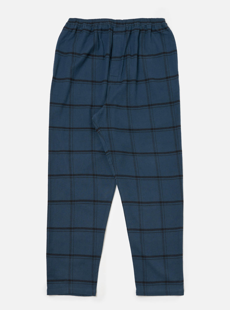 Blue Brushed Check Pyjama Pant