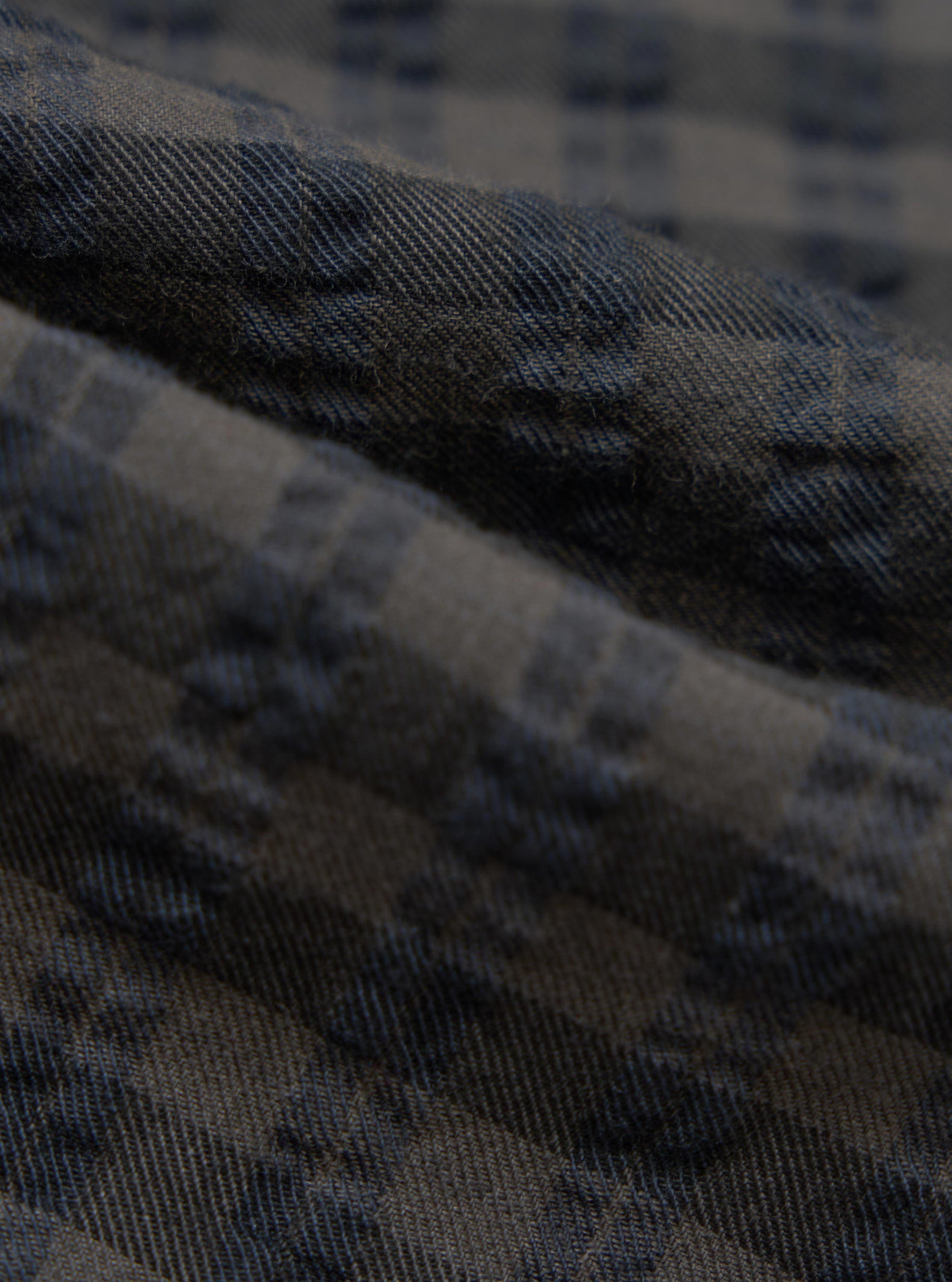 Charcoal/Navy Seersucker Plaid Pyjama Pant