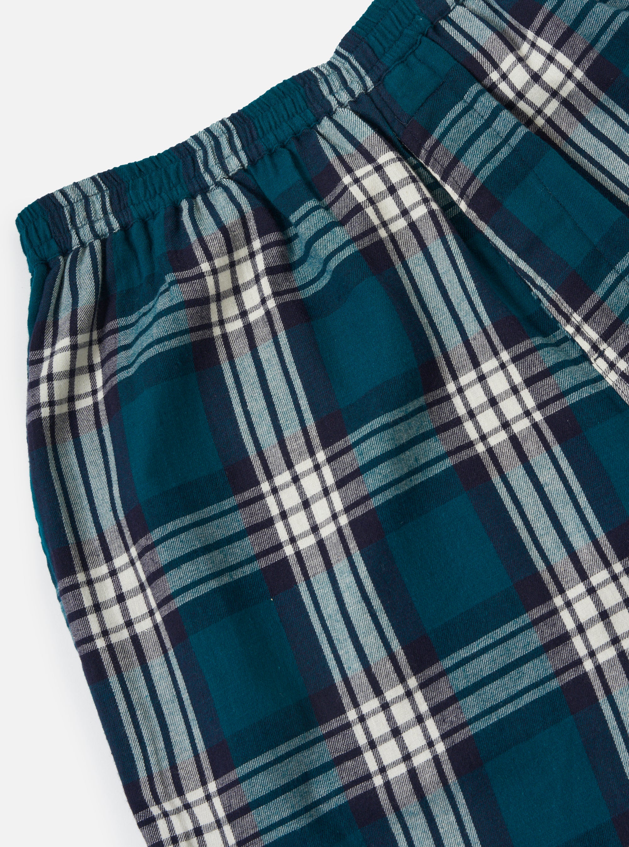 Forest Brushed Plaid Pyjama Short