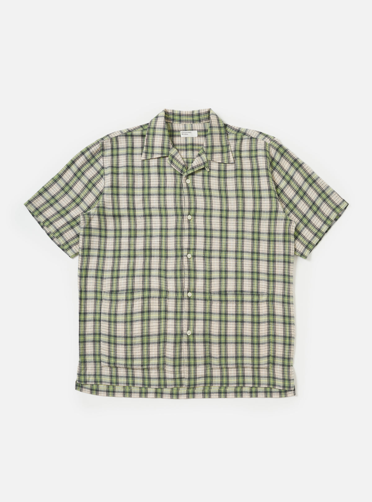 Green Busy Plaid Short Pyjama Set