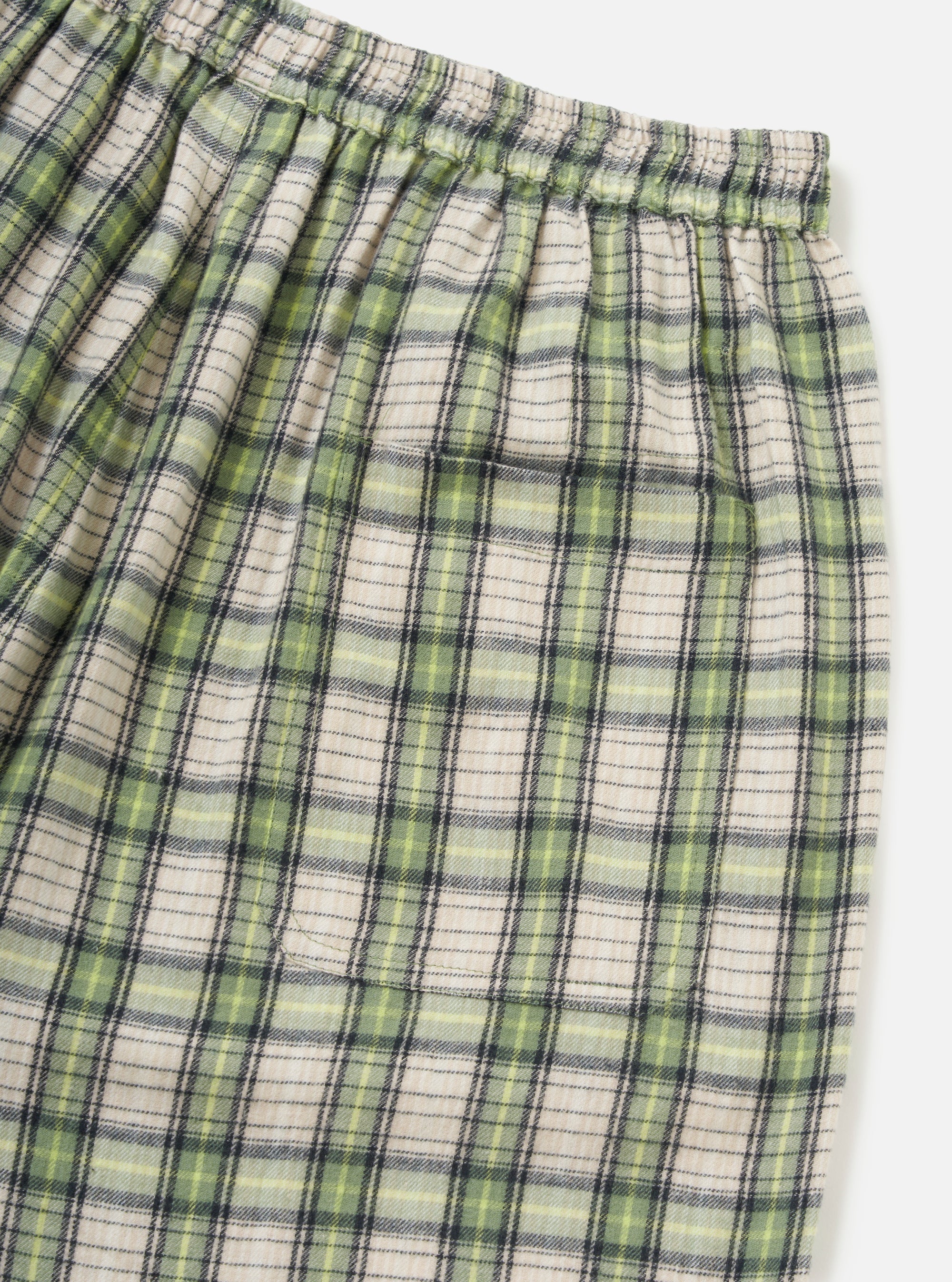 Green Busy Plaid Short Pyjama Set