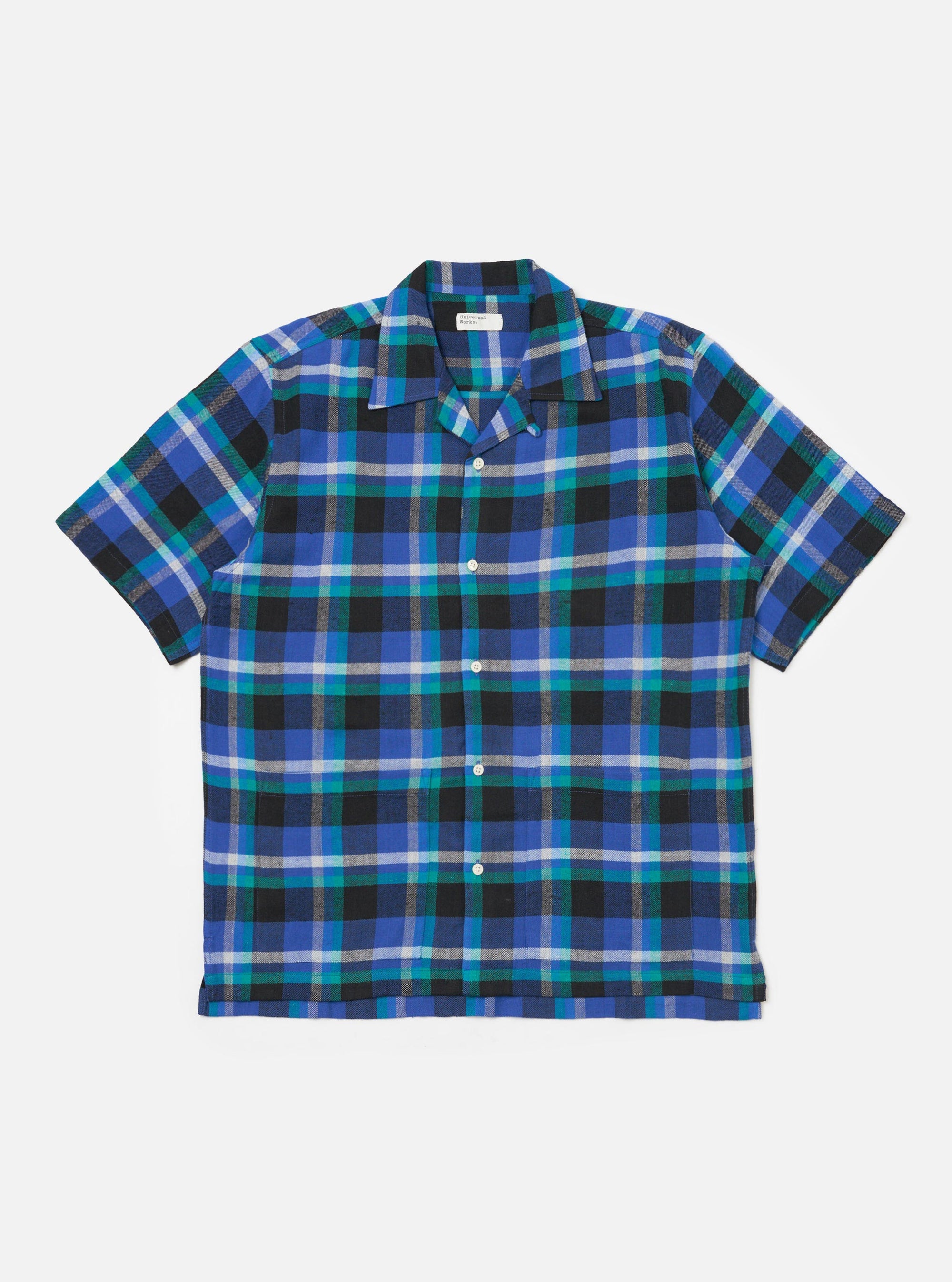 Blue Night Check Short Pyjama Set