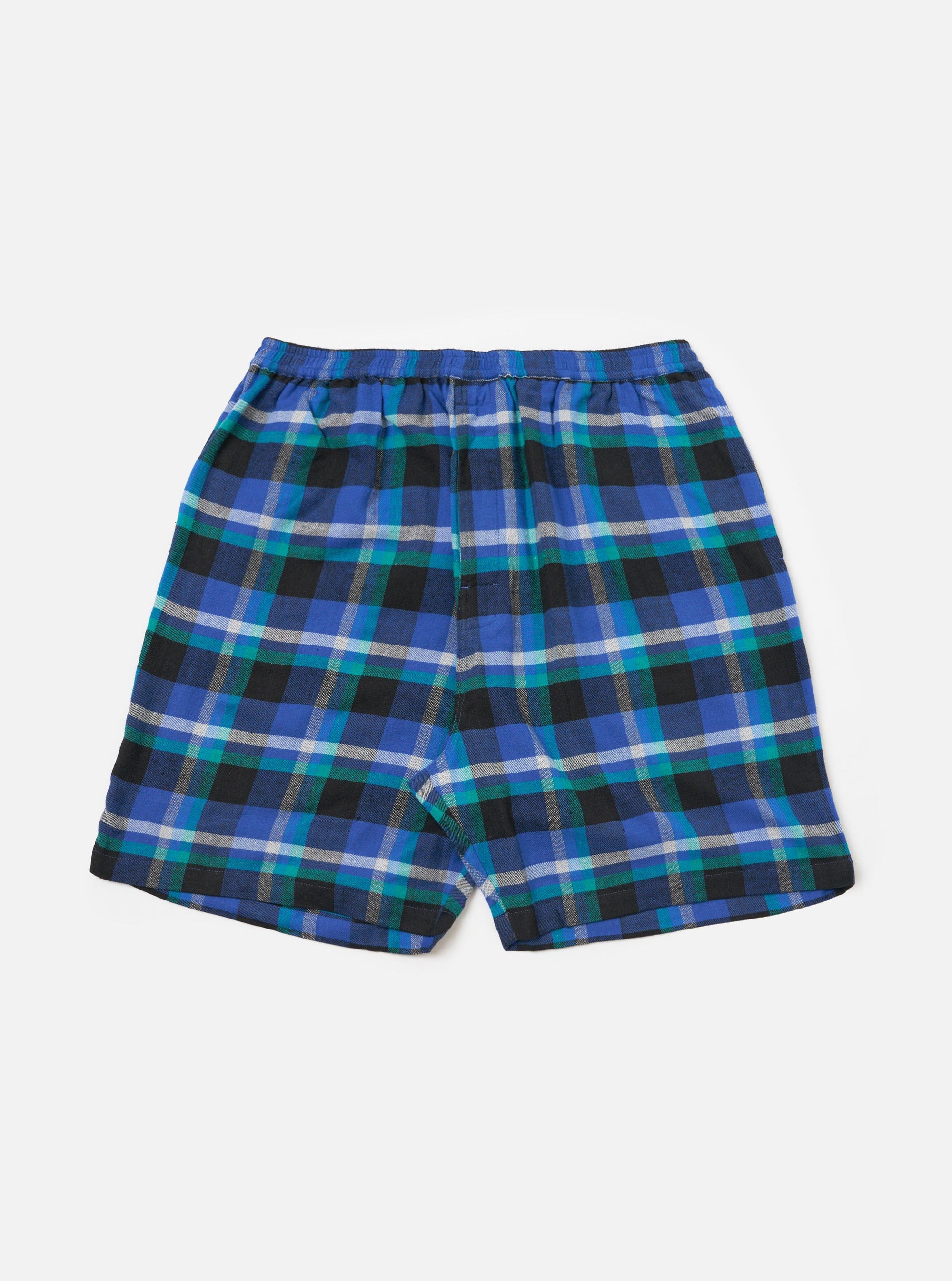 Blue Night Check Short Pyjama Set