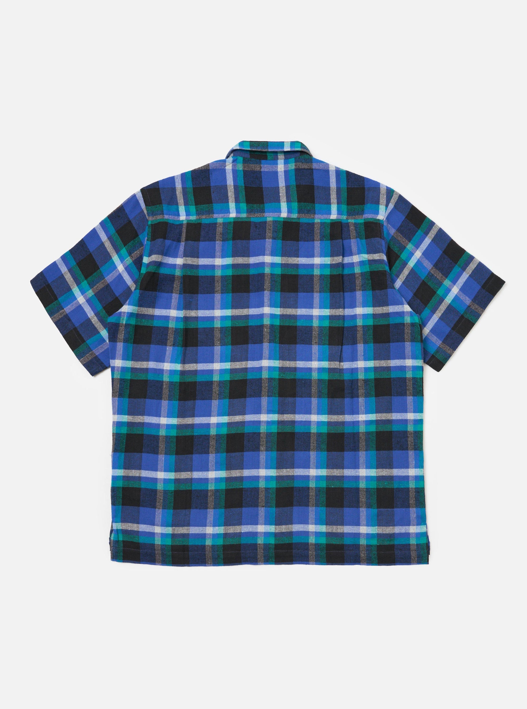 Blue Night Check Short Pyjama Set