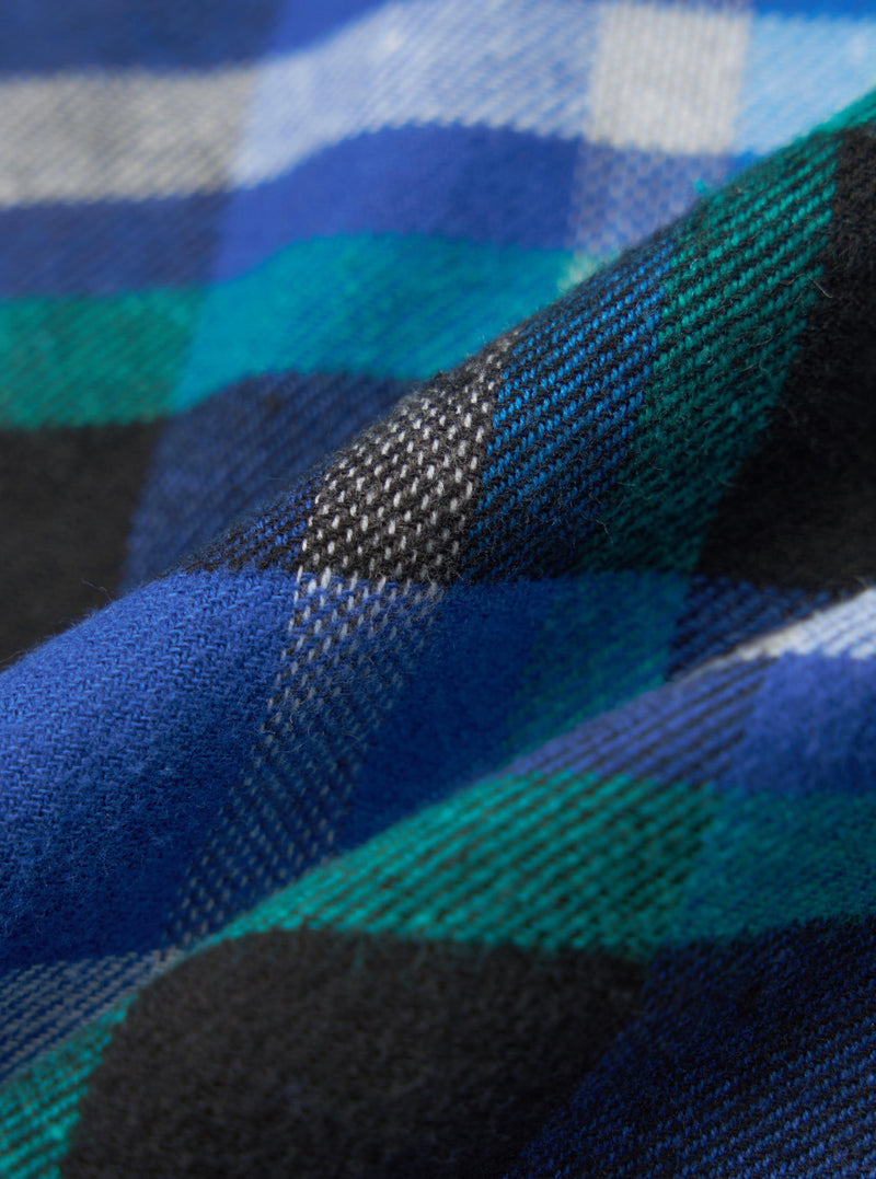 Blue Night Check Short Pyjama Set