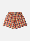 Orange/Navy Madras Check Boxer Short