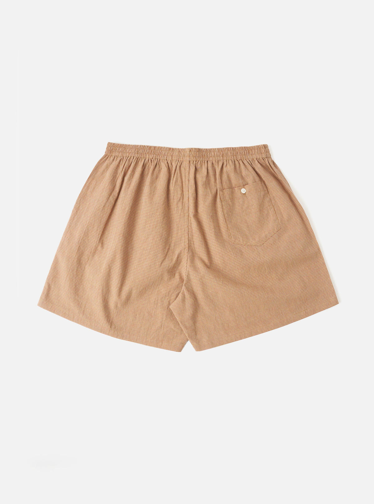 Brown Madras Check Boxer Short