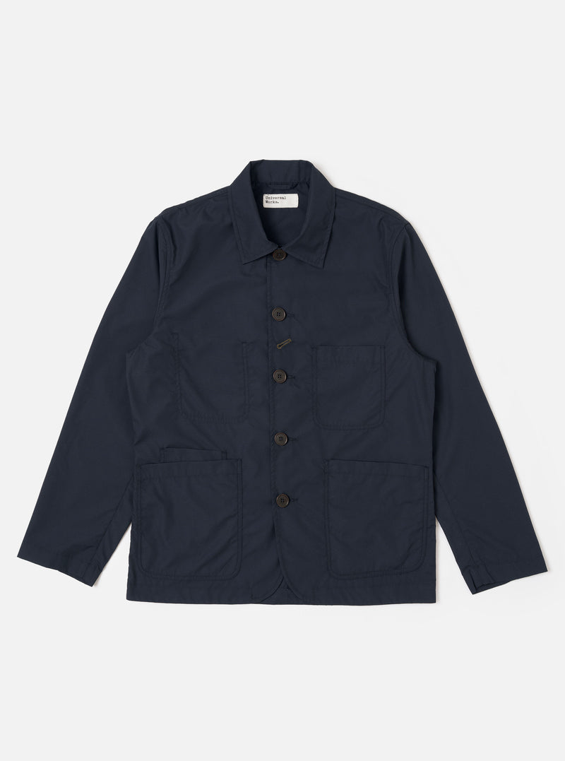 Navy Recycled Polytech Bakers Jacket