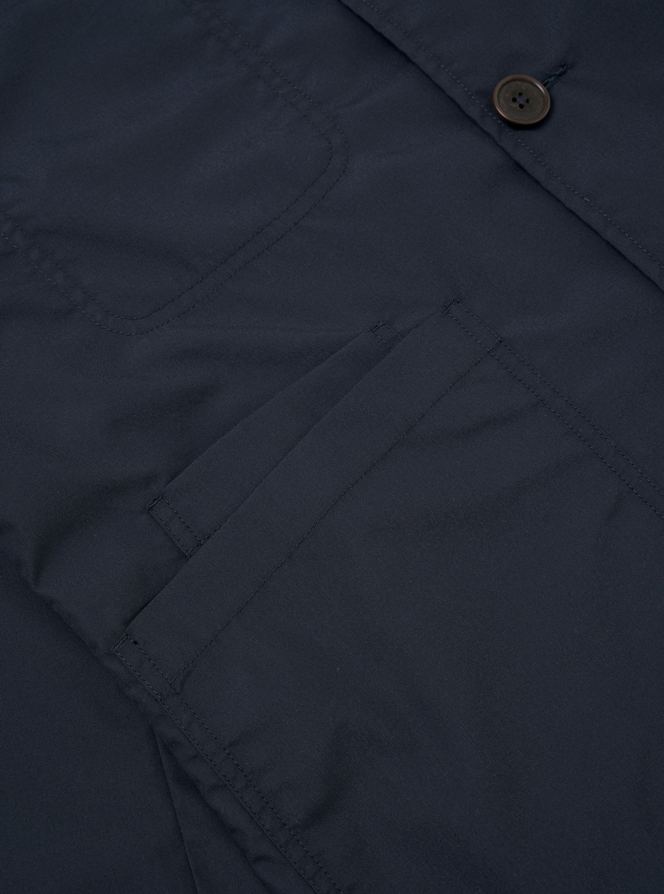 Men's Navy Recycled Polytech Bakers Chore Jacket – Universal Works