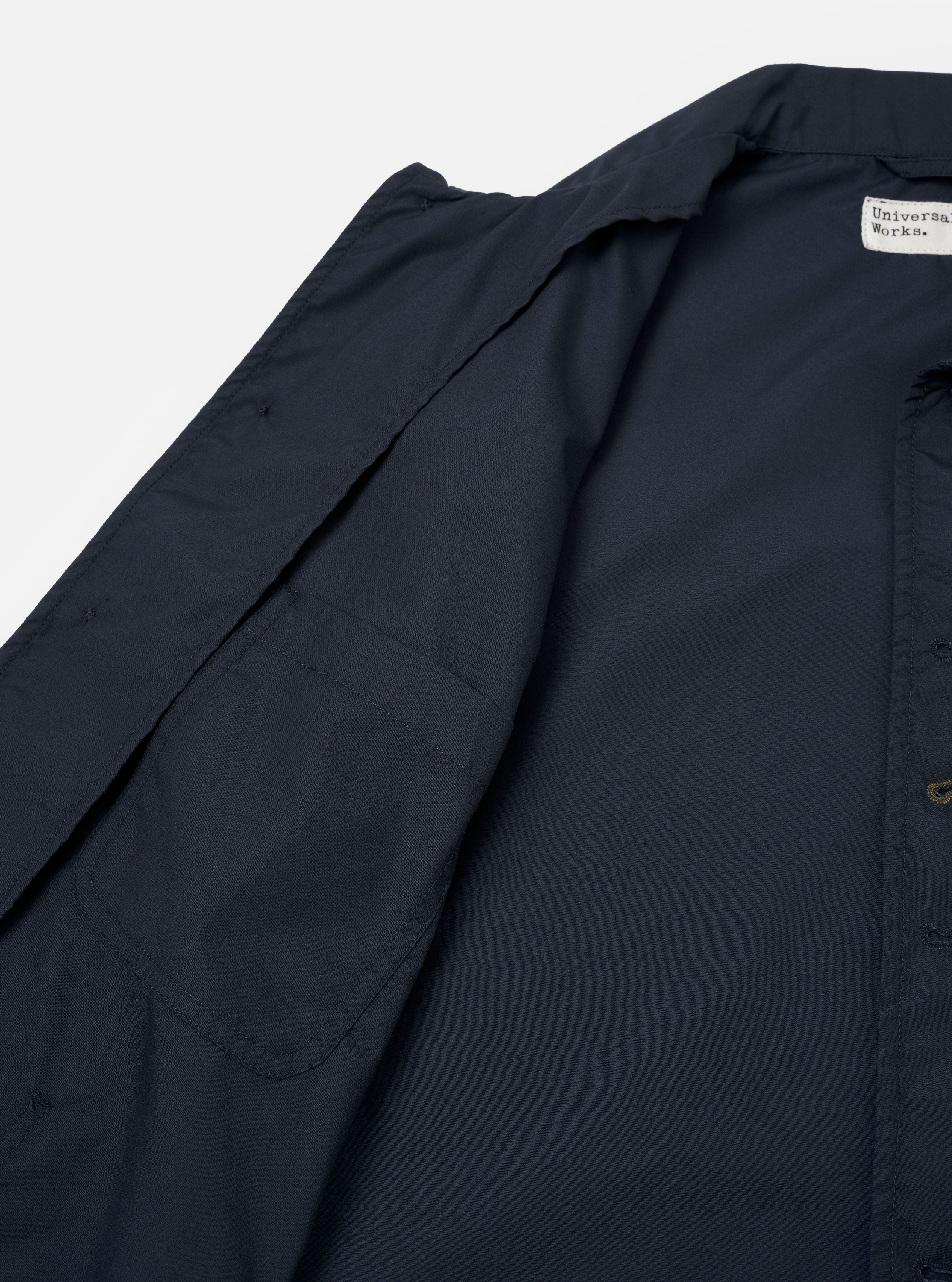 Men's Navy Recycled Poly Tech Bakers Jacket – Universal Works