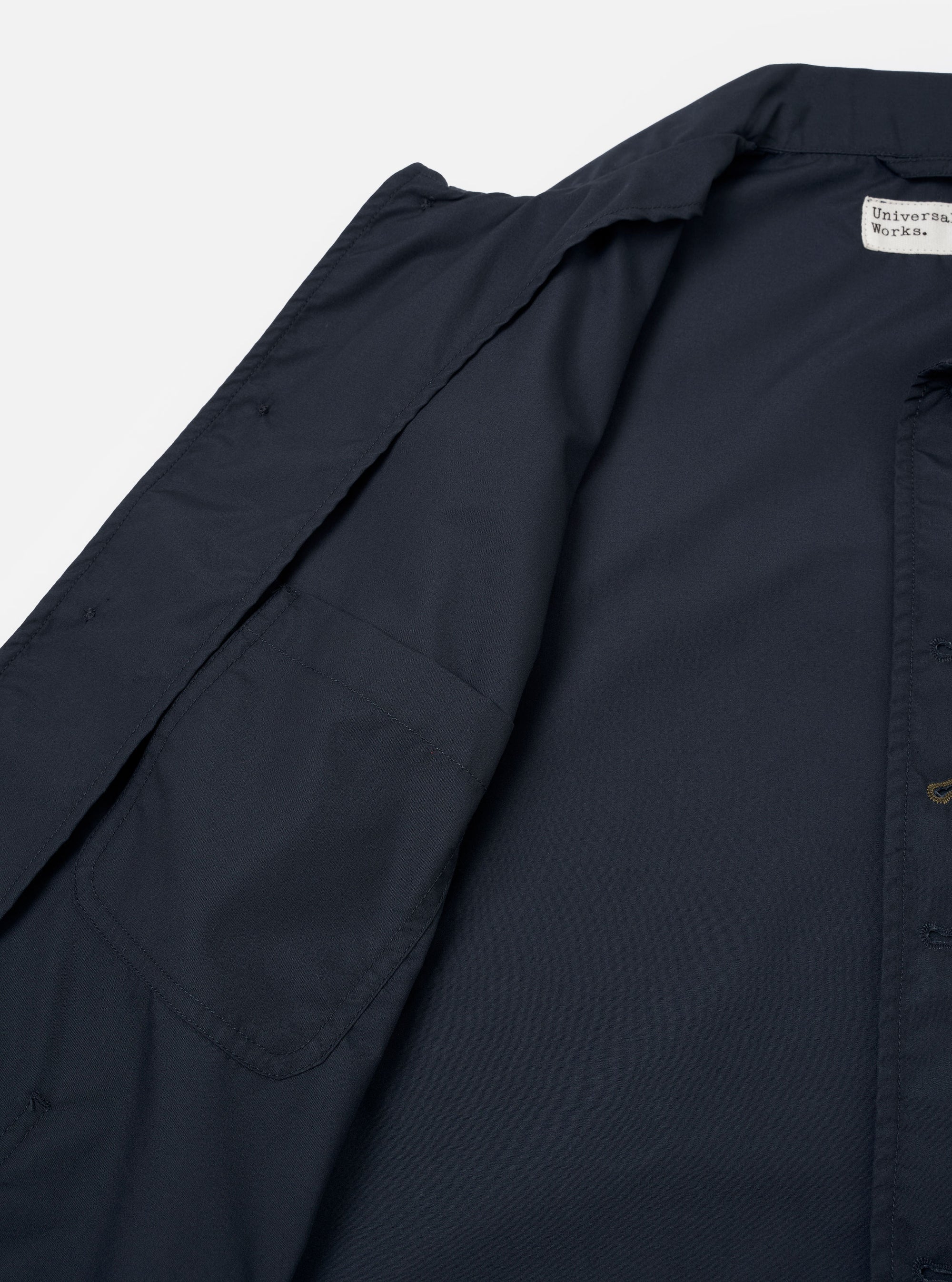 Navy Recycled Polytech Bakers Jacket