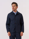 Navy Recycled Polytech Bakers Jacket