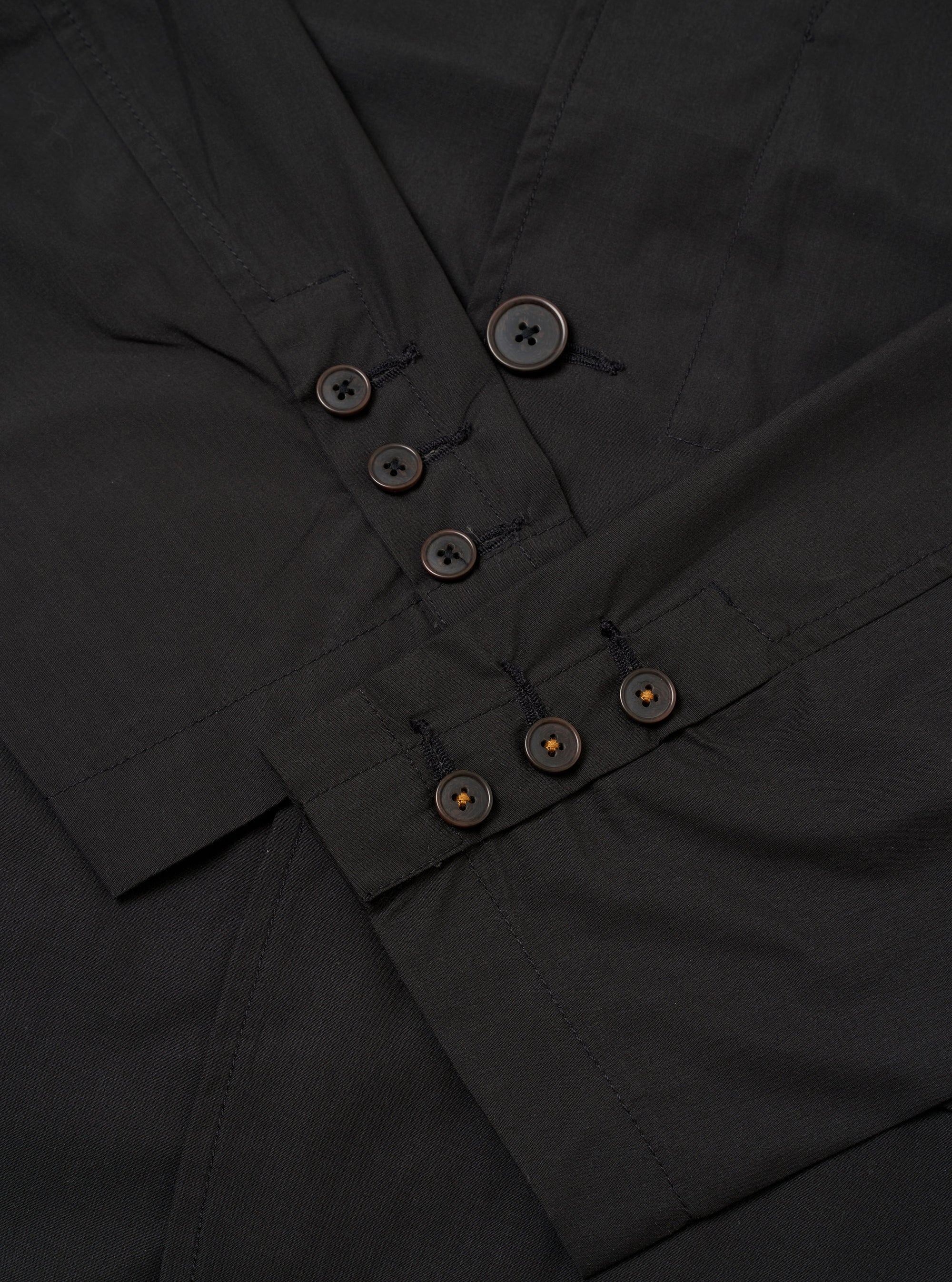 Black Recycled Polytech Capitol Jacket