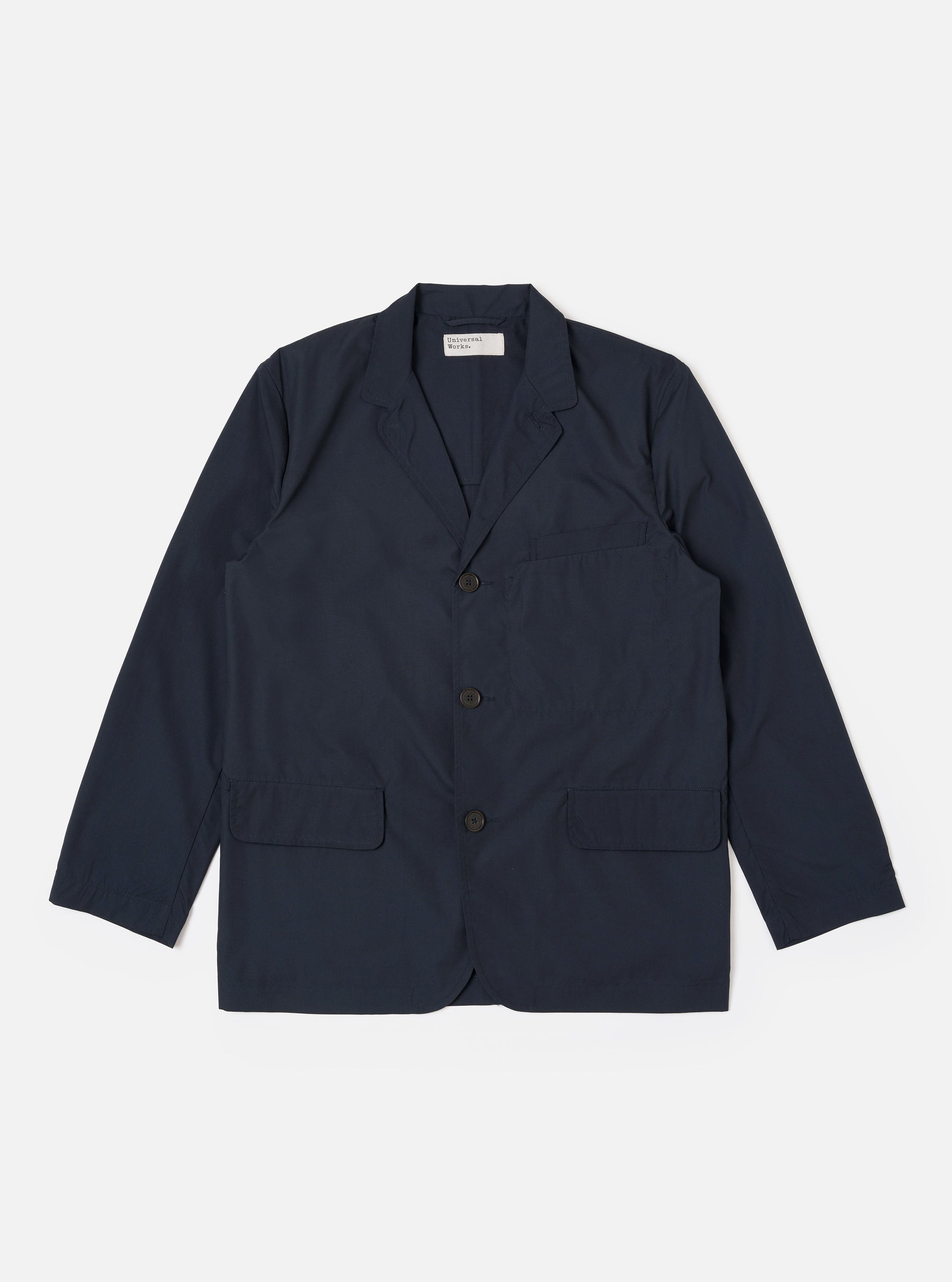 Men's Navy Recycled Poly Tech Capitol Jacket – Universal Works