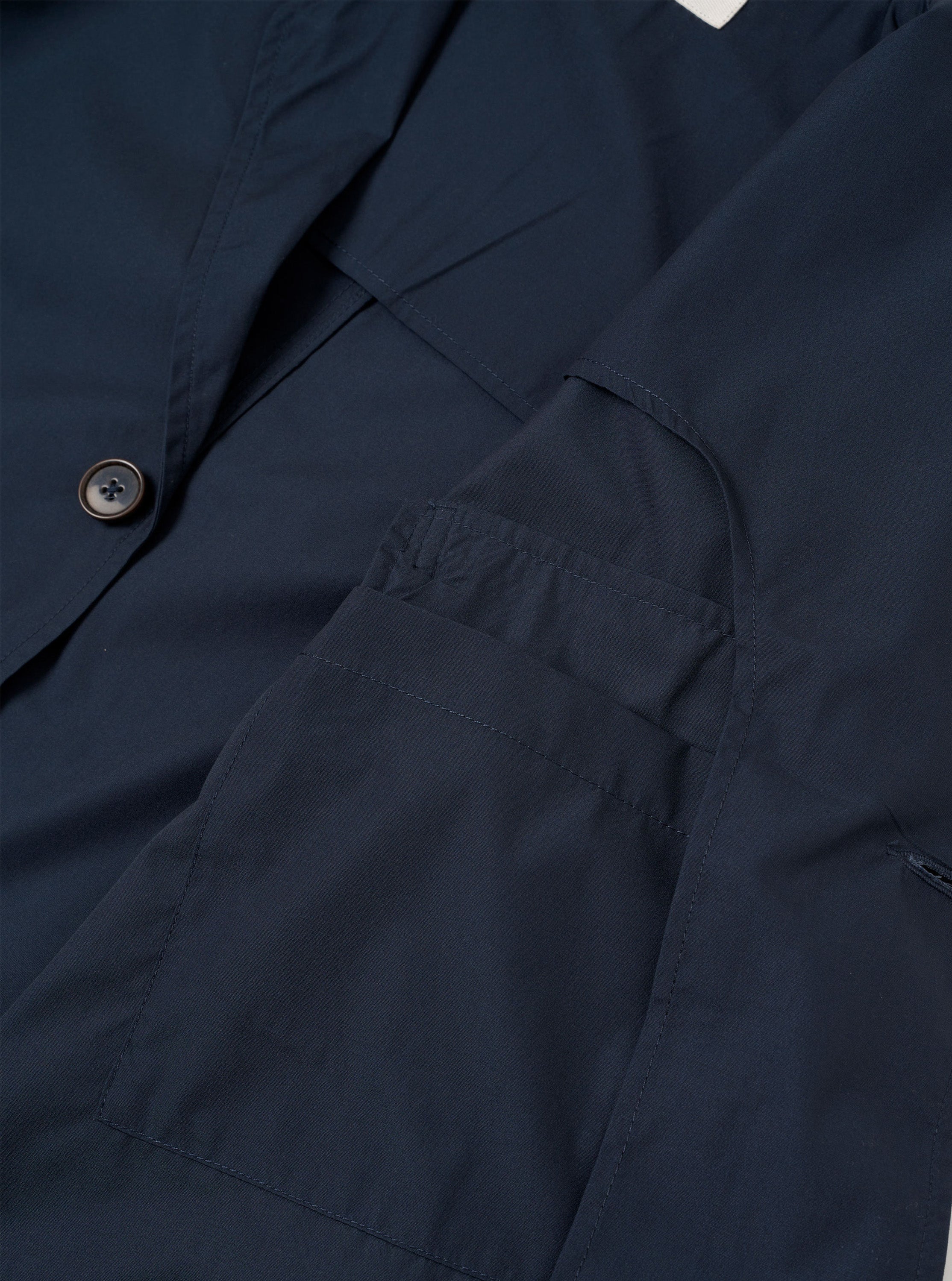 Men's Navy Recycled Poly Tech Capitol Jacket – Universal Works