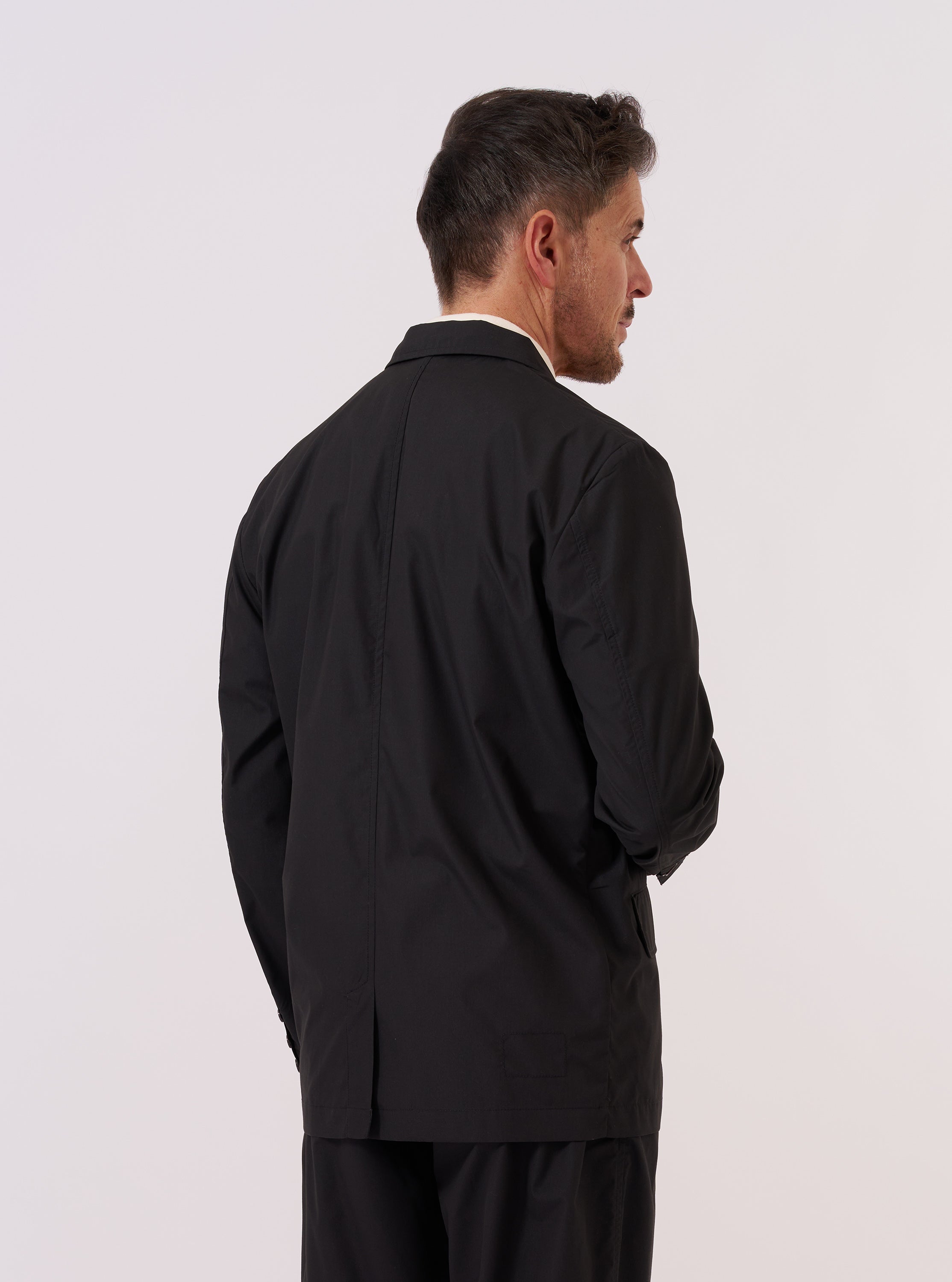 Men's Black Recycled Polytech Capitol Jacket – Universal Works