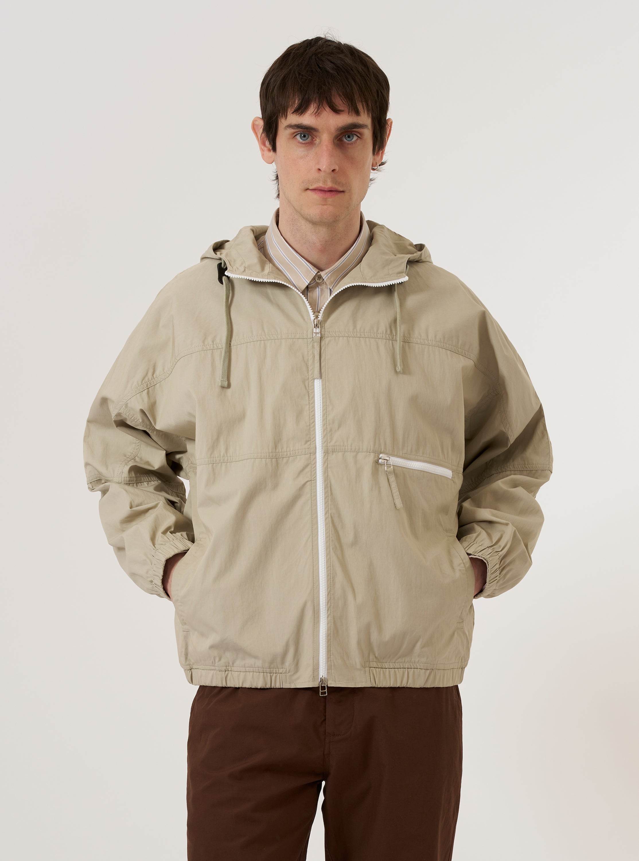 【美品】soyy. N.D.B nylon detaching blouson Men's Sand Cotton Reycled Nylon Mix Daley Jacket – Universal Works