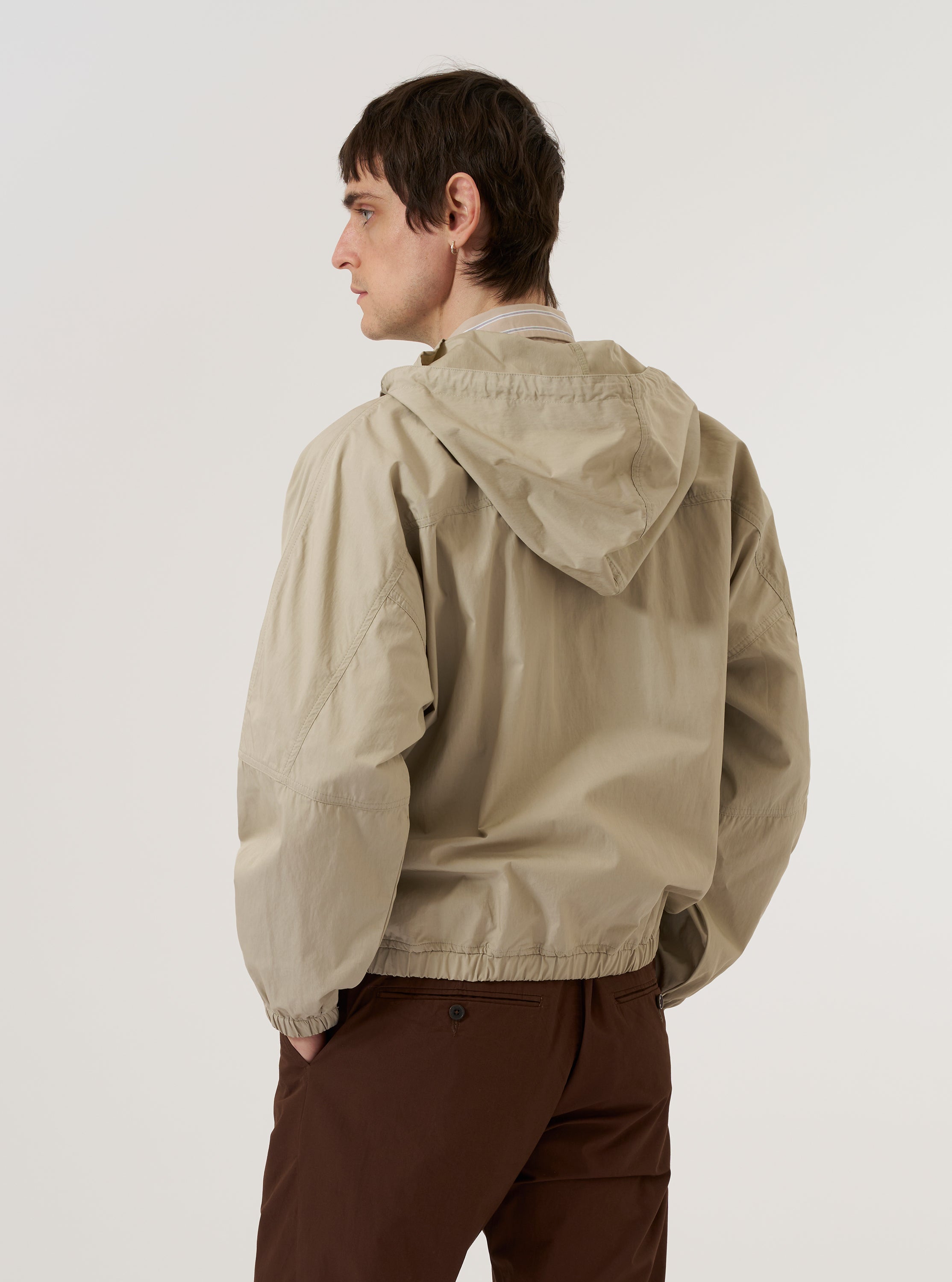 Men's Sand Cotton Reycled Nylon Mix Daley Jacket – Universal Works