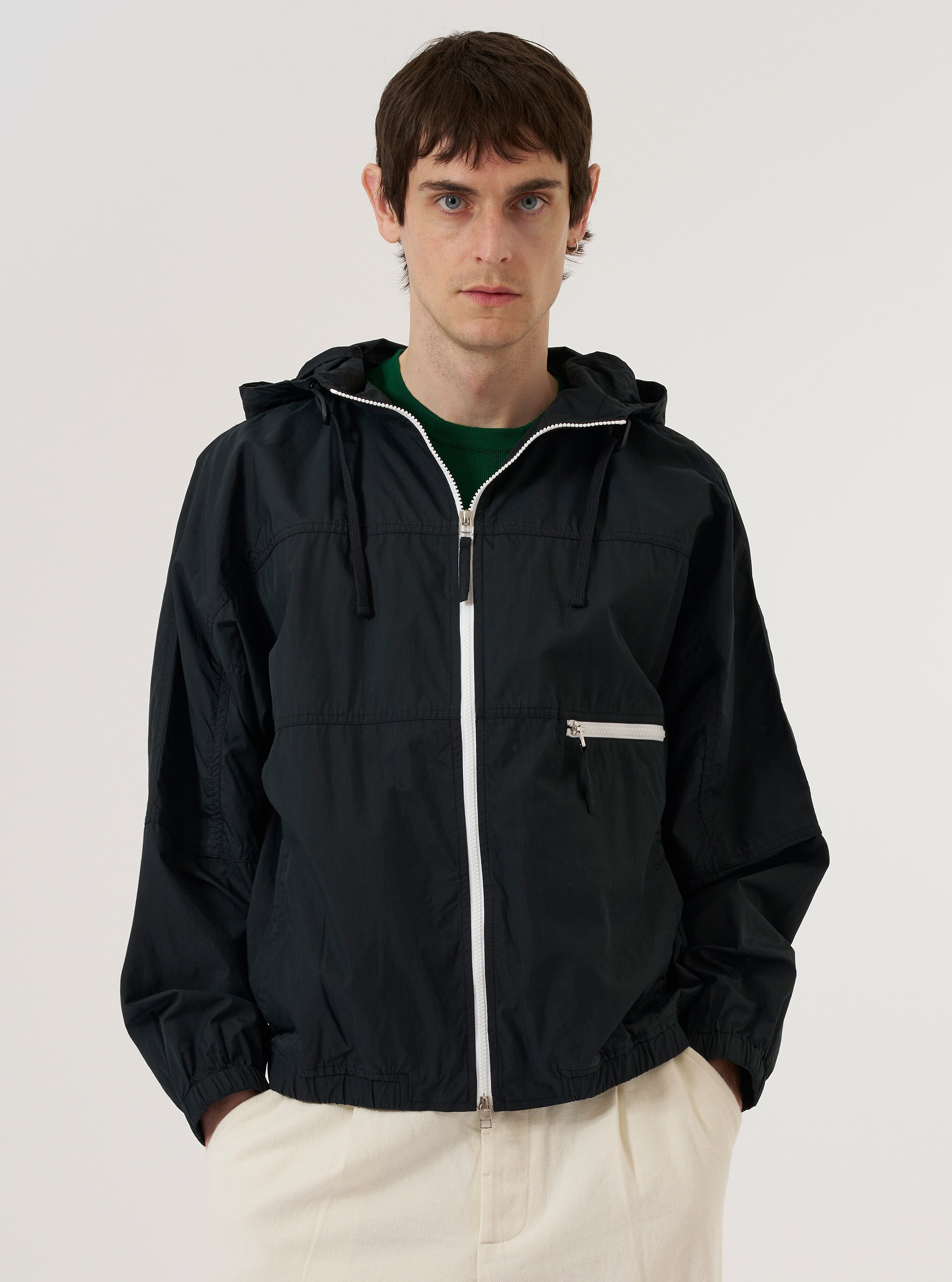 Men's Navy Cotton Reycled Nylon Mix Daley Jacket – Universal Works