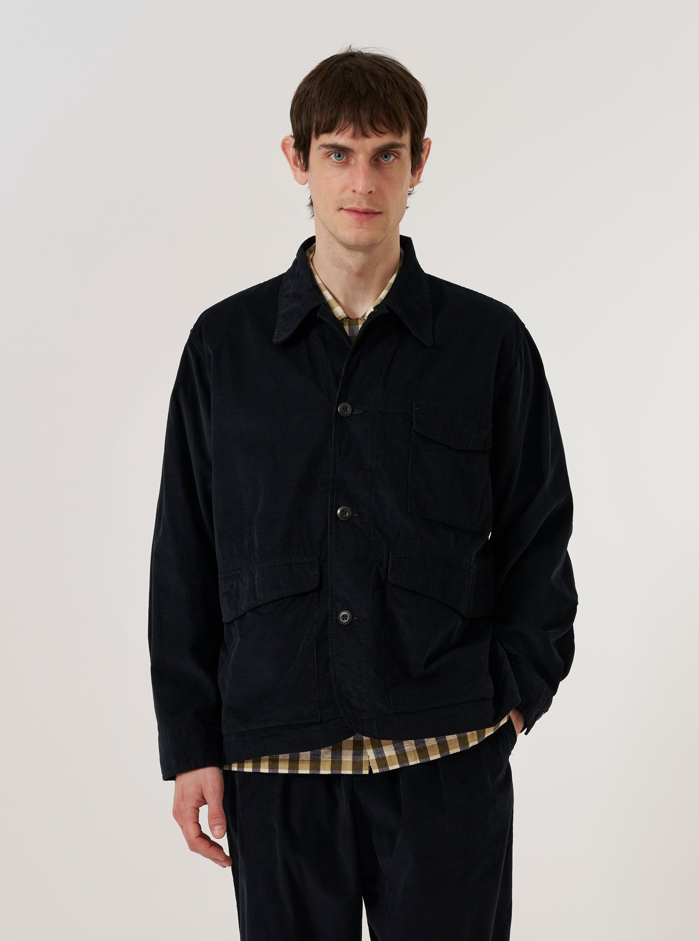 Men's Black Fine Corduroy Duty Jacket – Universal Works