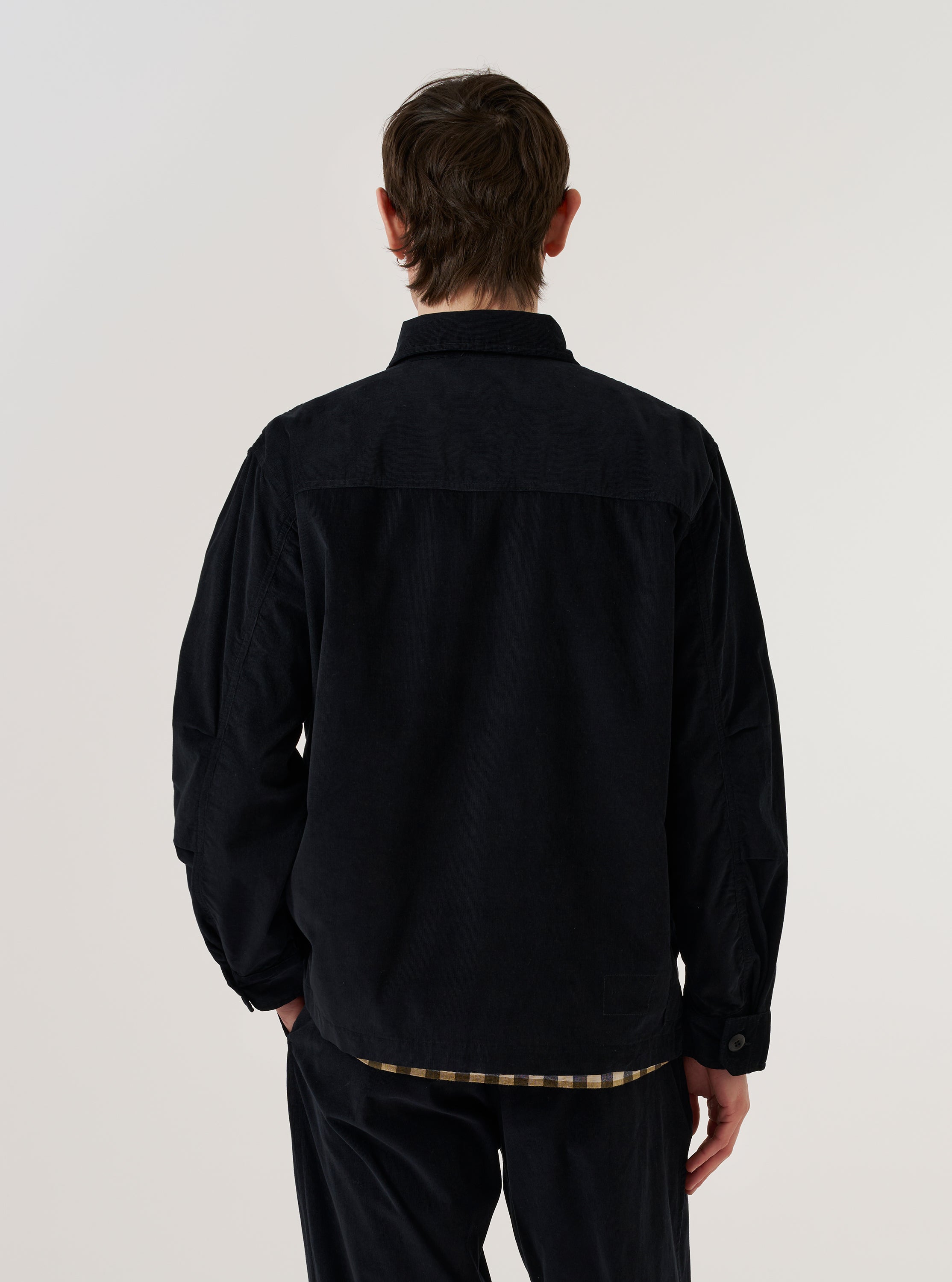 Men's Black Organic Fine Cord Duty Jacket – Universal Works