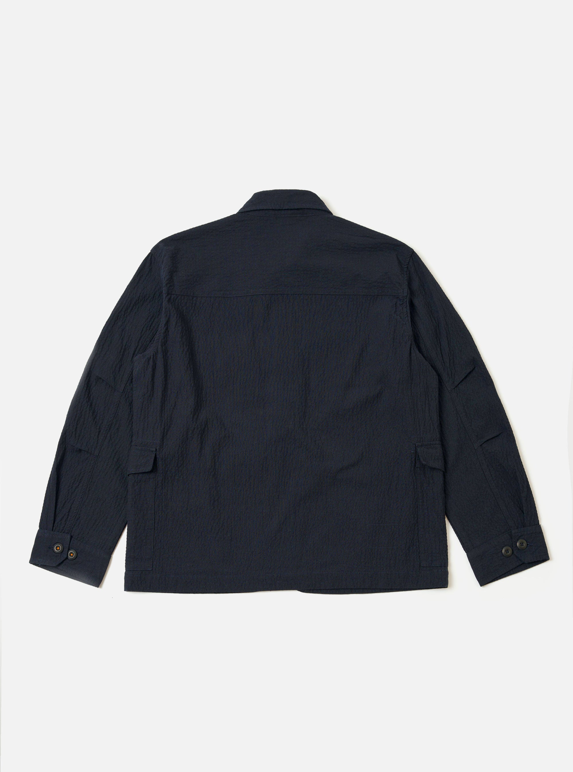 Dark Navy Ospina Cotton Duty Jacket