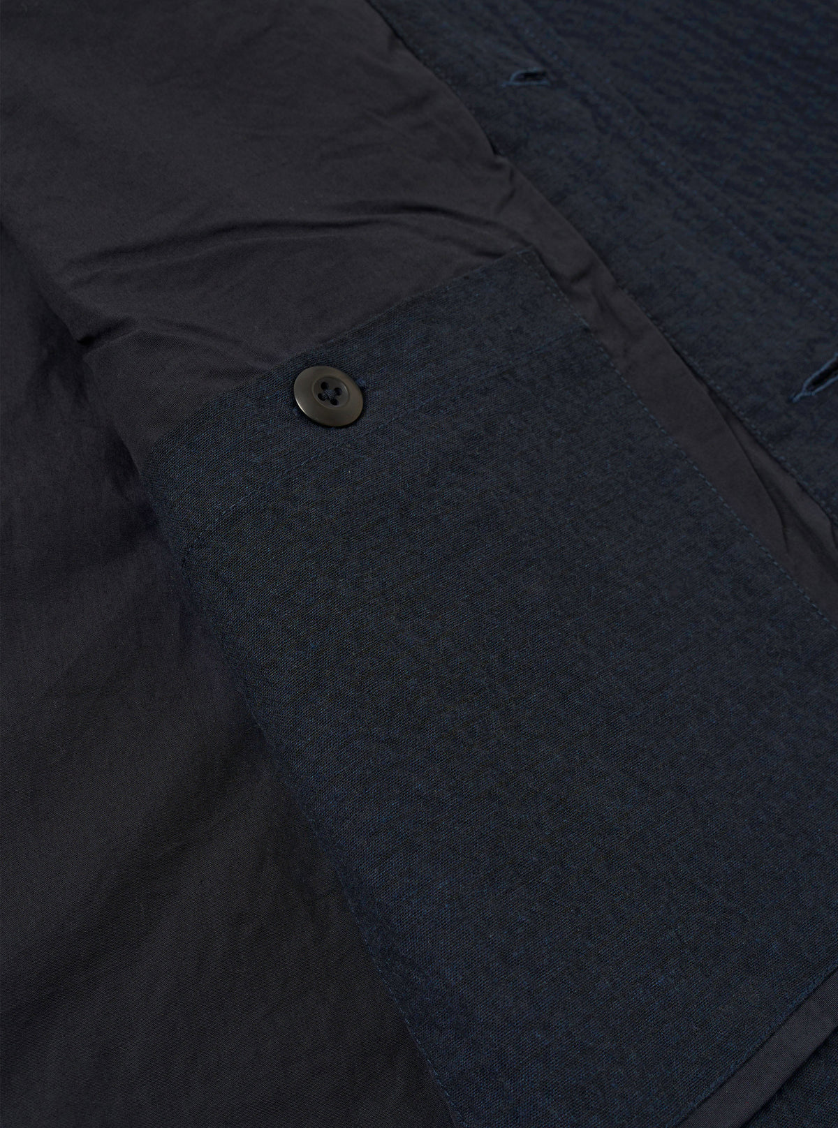 Dark Navy Ospina Cotton Duty Jacket