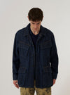 Indigo Kaihara LT WT Denim Jungle Jacket