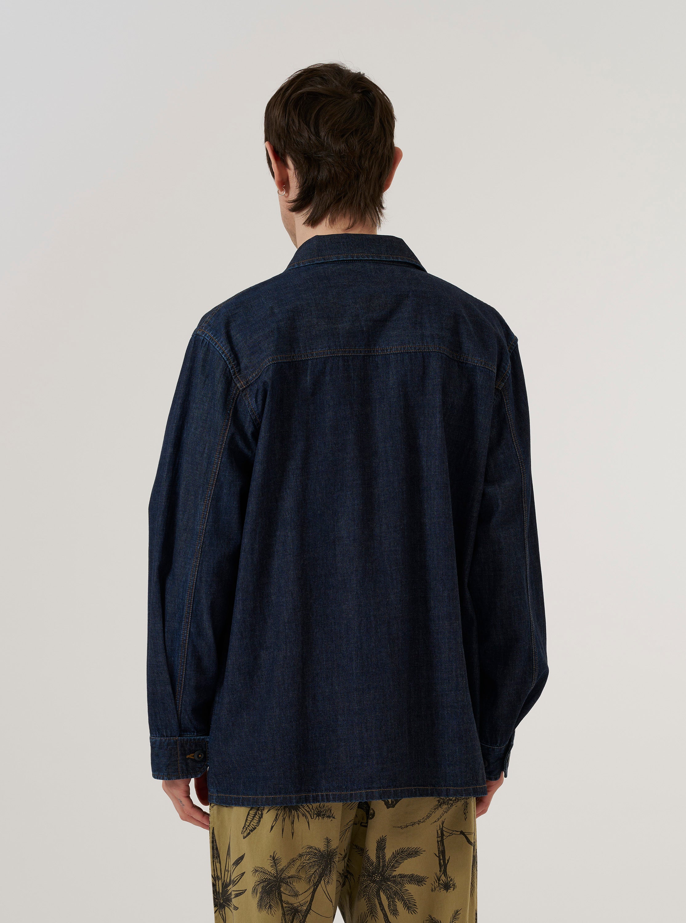 Men's Indigo Kaihara LT WT Denim Jungle Jacket – Universal Works