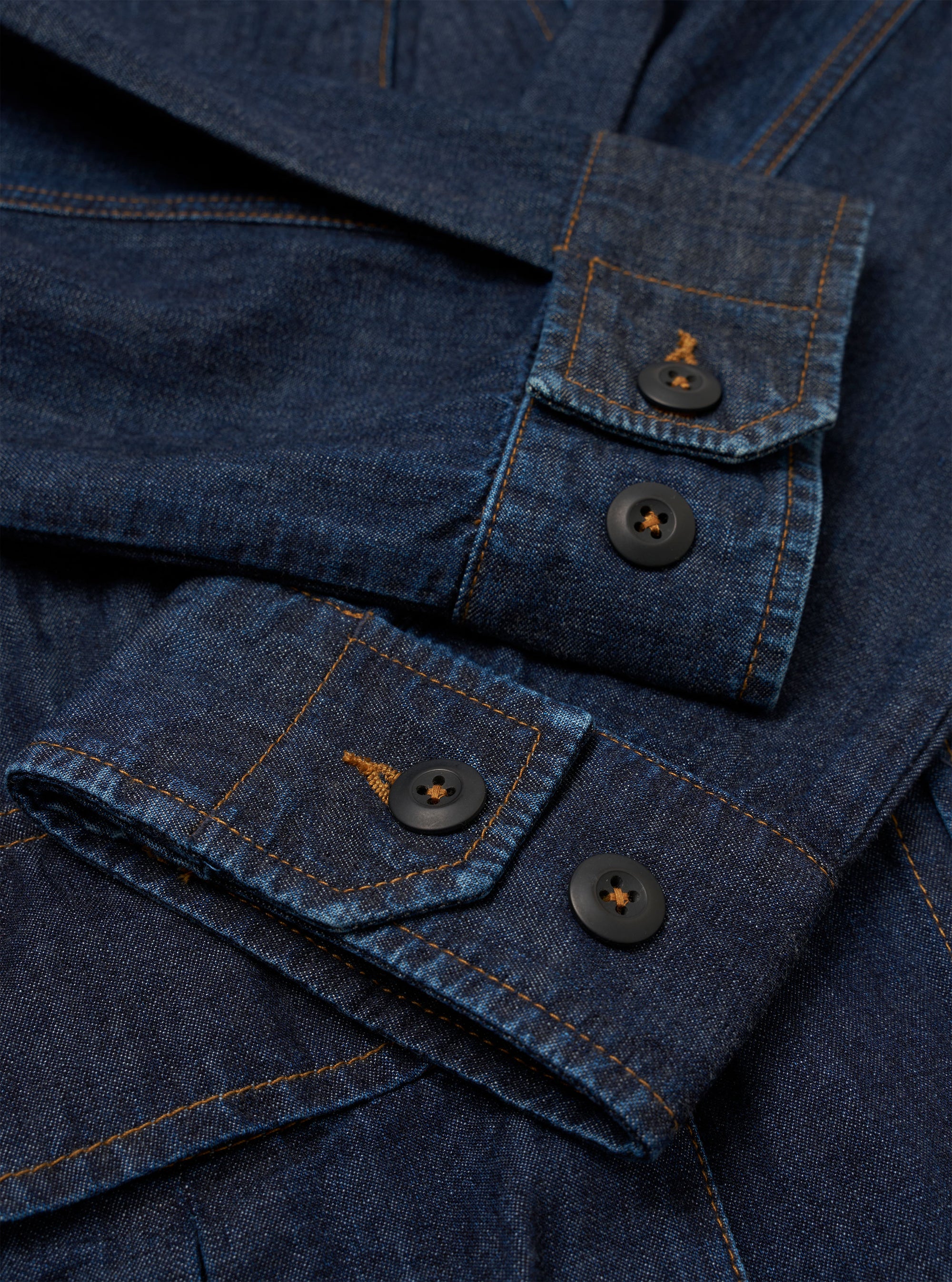 Indigo Kaihara LT WT Denim Jungle Jacket