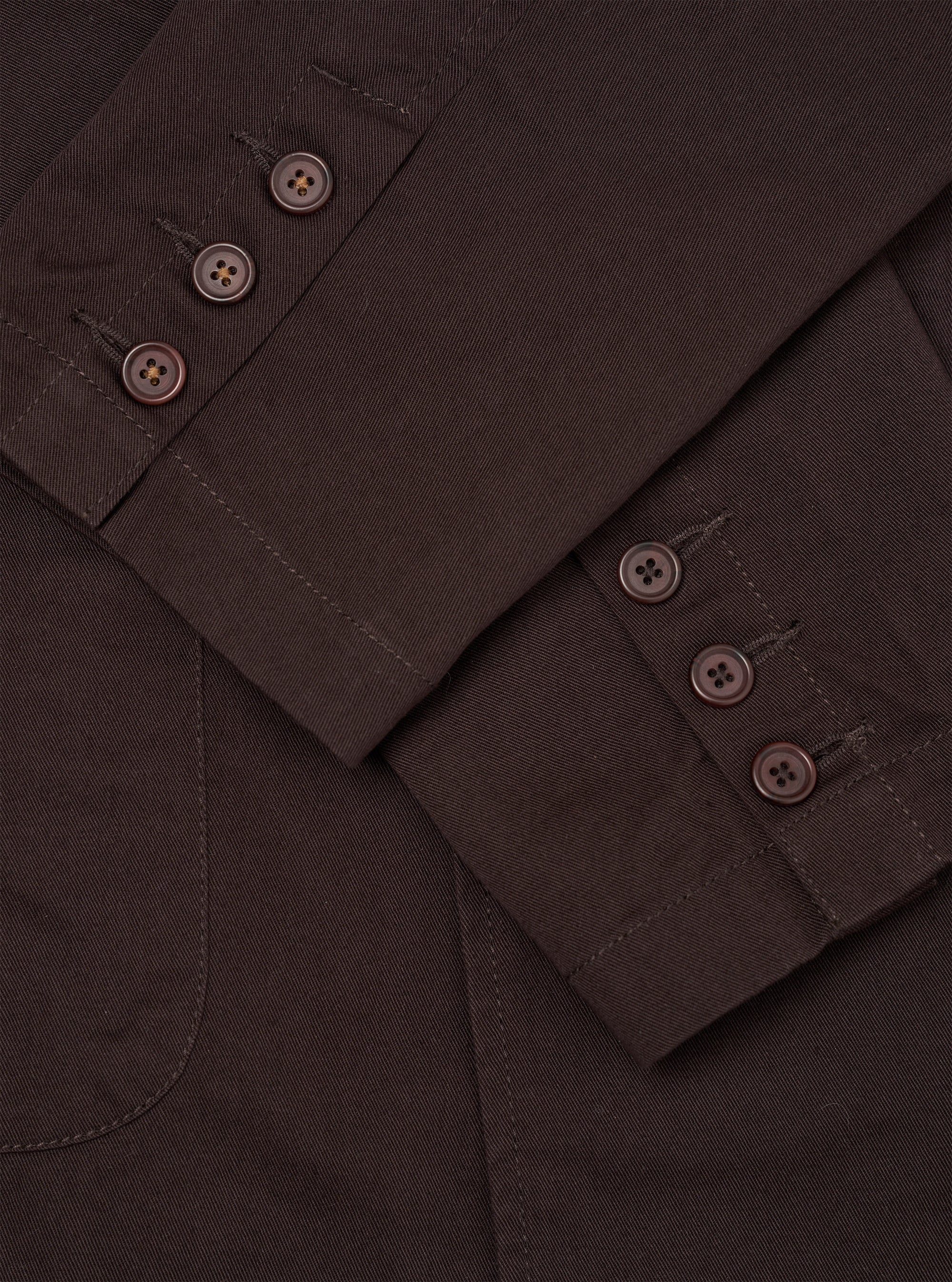 Brown Twill Manor Jacket