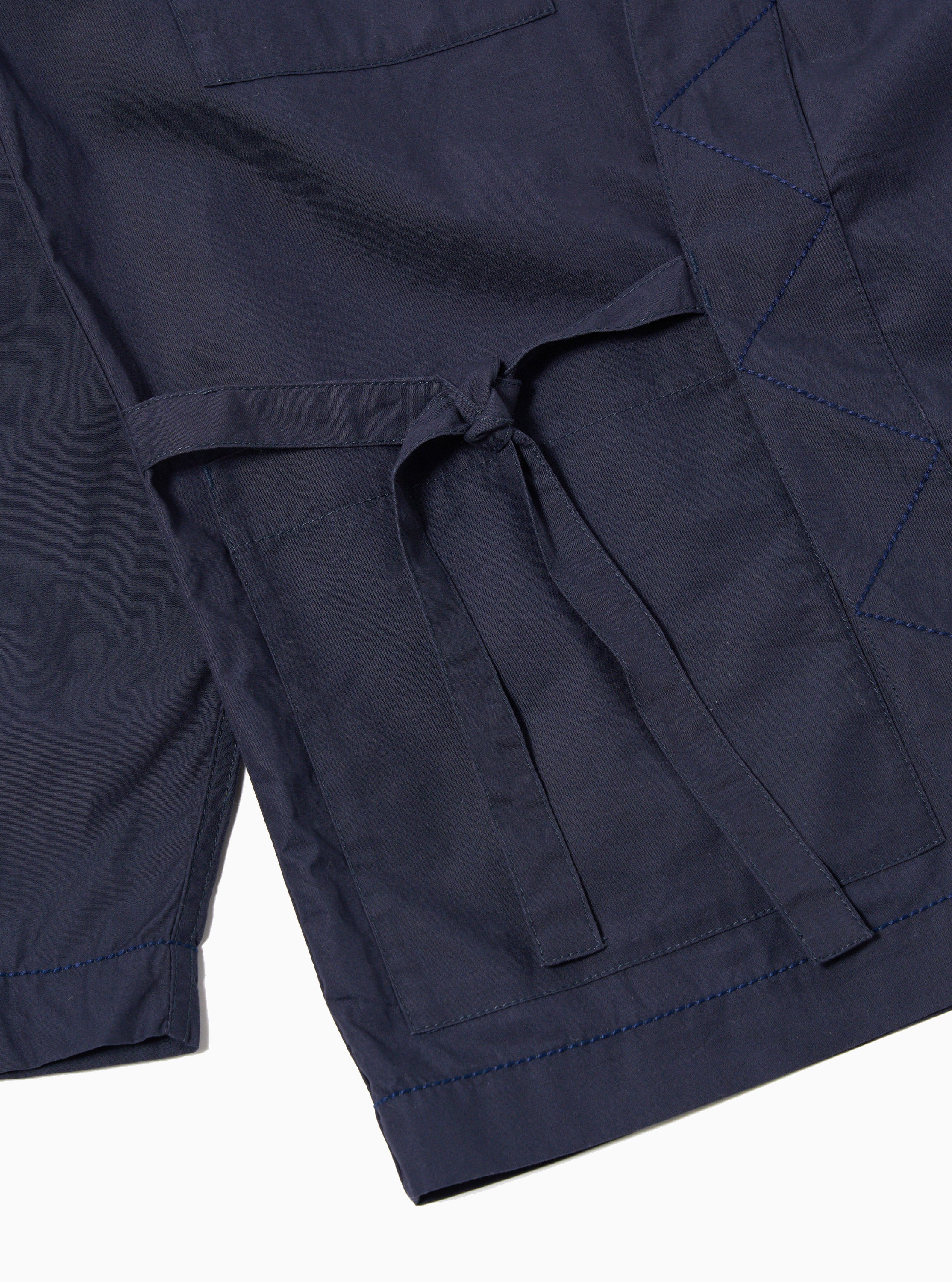 Men's Navy Poplin Osaka Wrap Work Jacket – Universal Works