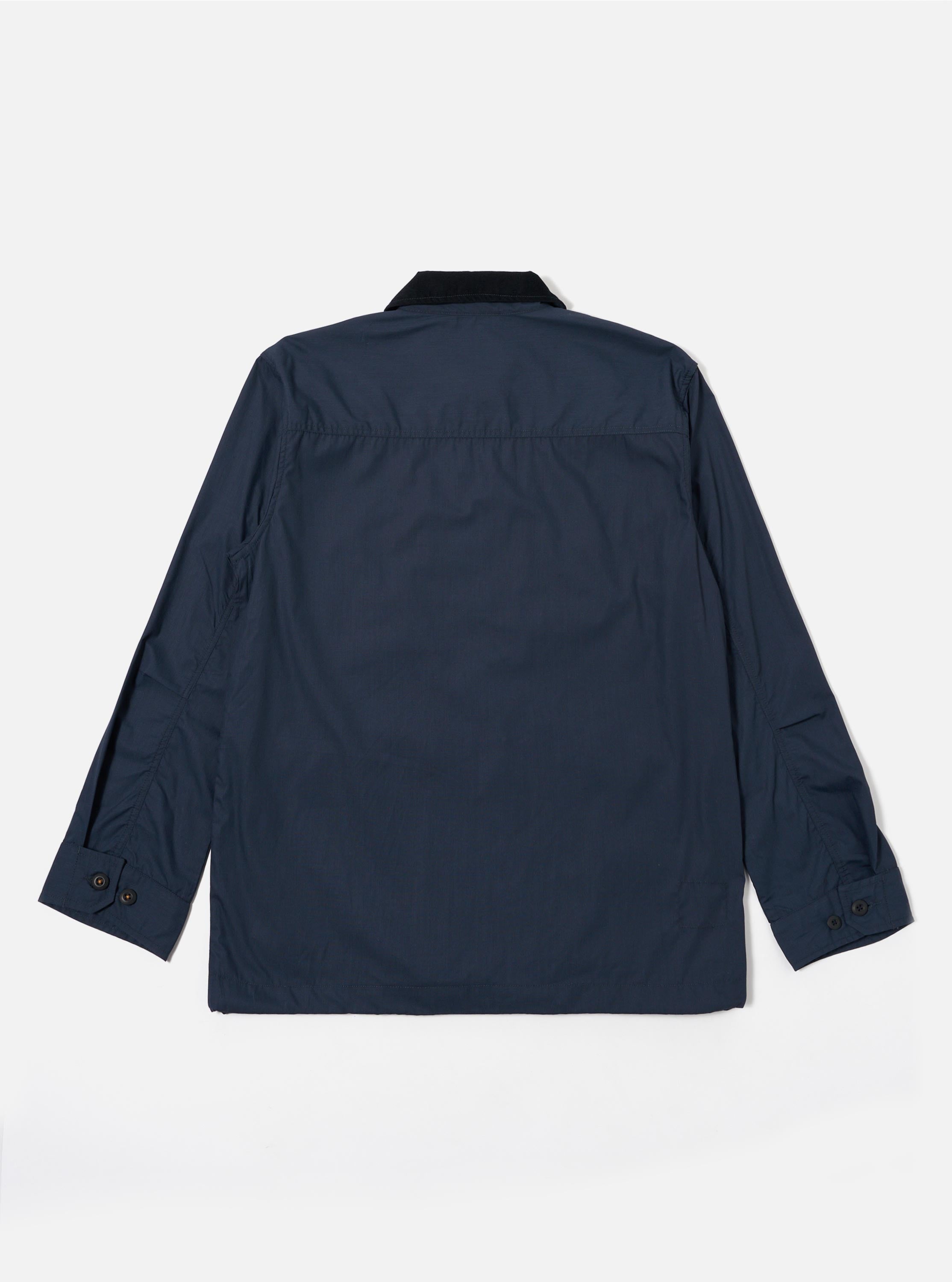 Men's Navy Recycled Poly Tech Parachute Field Jacket – Universal Works